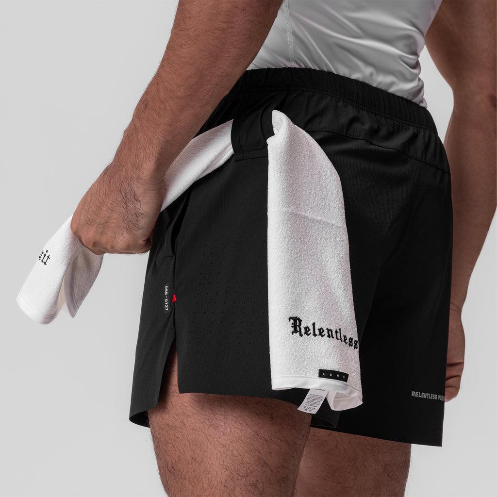 0737. Ripstop 6" Perforated Short - Black Male Product Image