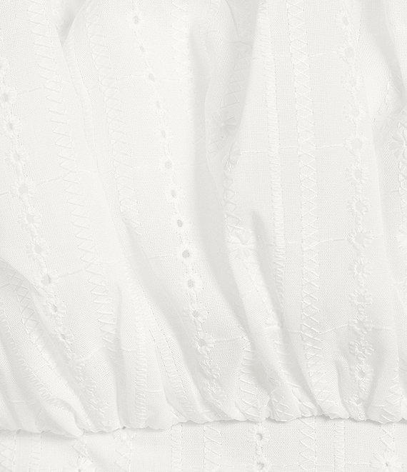 Evolutionary Strapless Peplum Embroidered Top Product Image