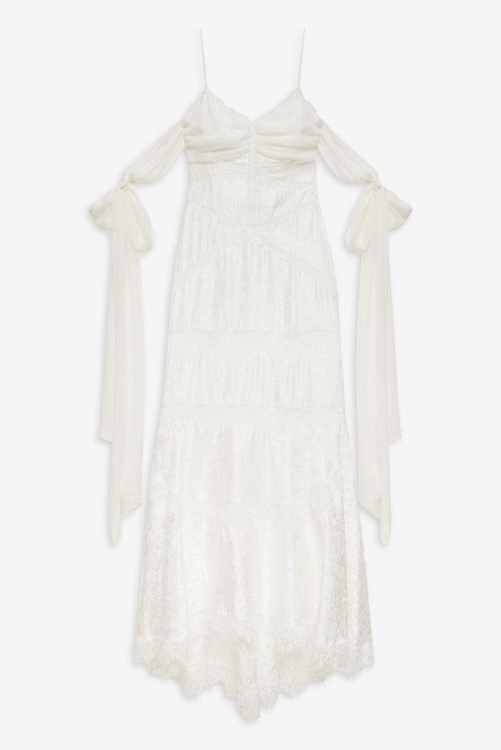 Rita Lace Gown — White Product Image