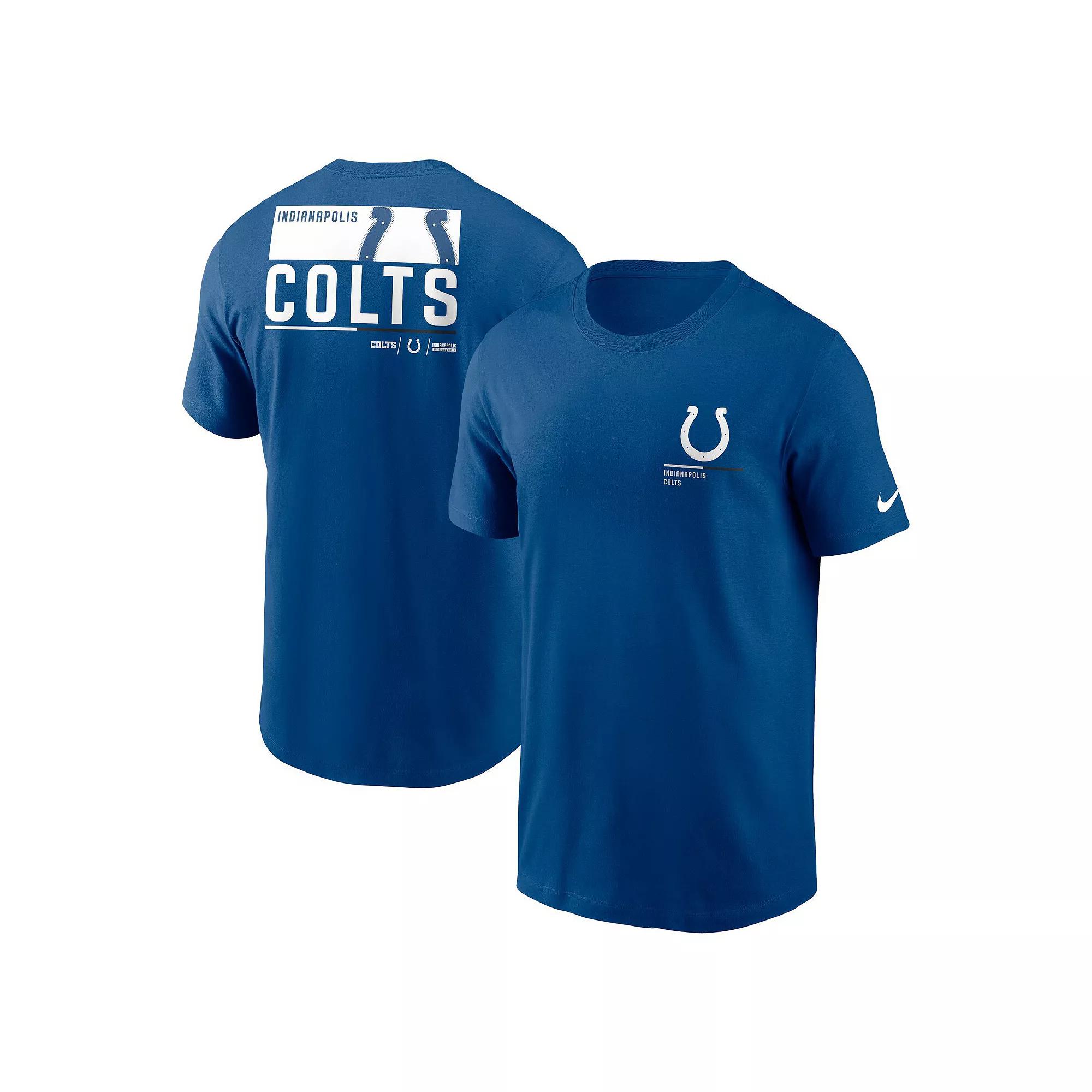 Men's Nike Royal Indianapolis Colts Team Incline T-Shirt, Size: Small, Blue Product Image