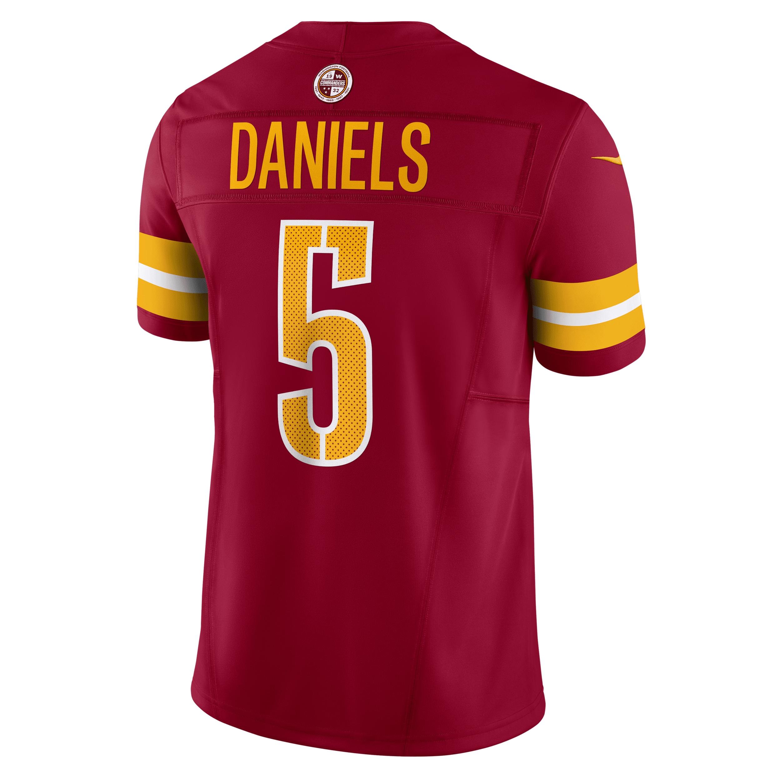 Jayden Daniels Washington Commanders Nike Mens Dri-FIT NFL Limited Jersey | 31NMWSLH9EF-ZZ6 Product Image