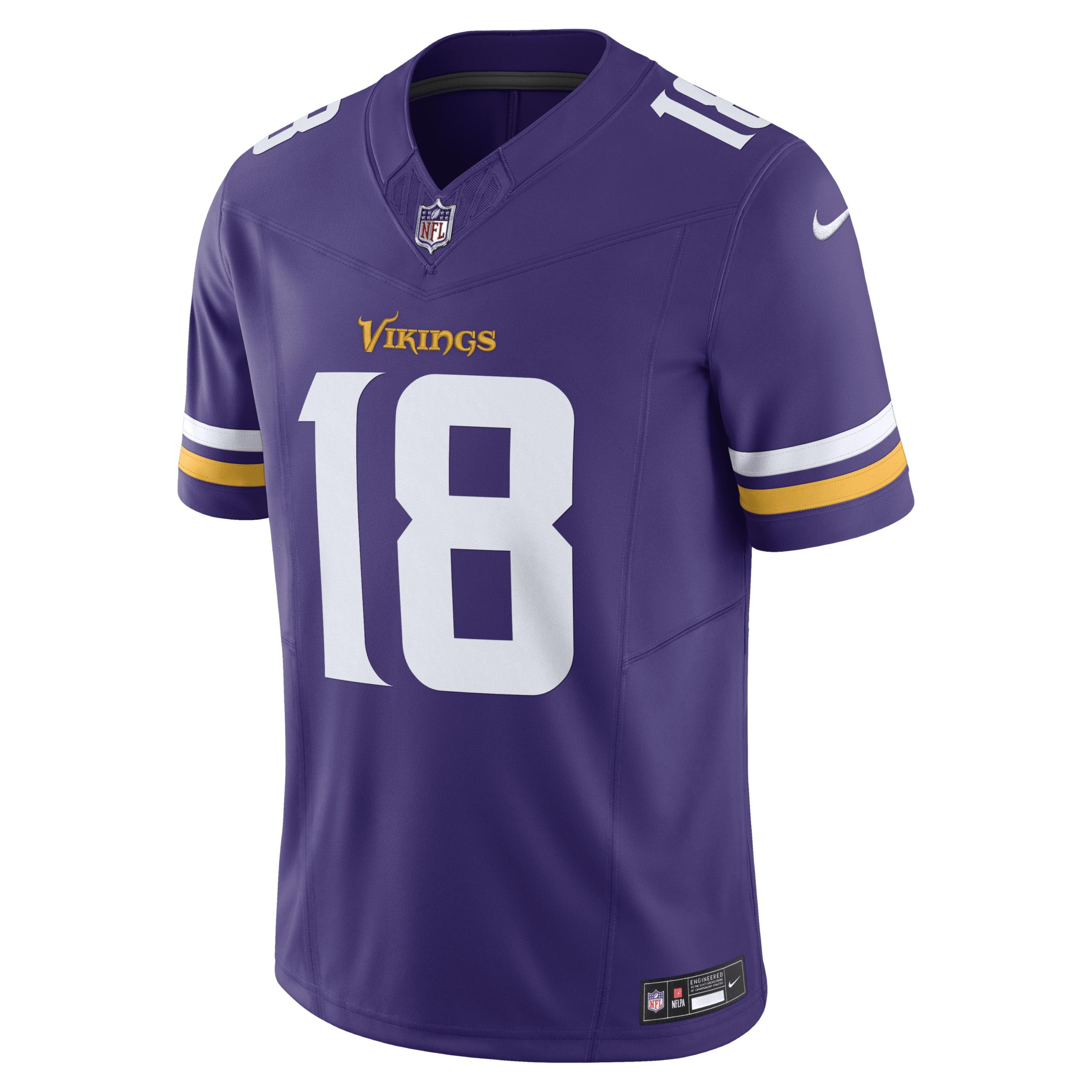 Justin Jefferson Minnesota Vikings Nike Mens Dri-FIT NFL Limited Football Jersey | 31NMMVLH9MF-015 Product Image