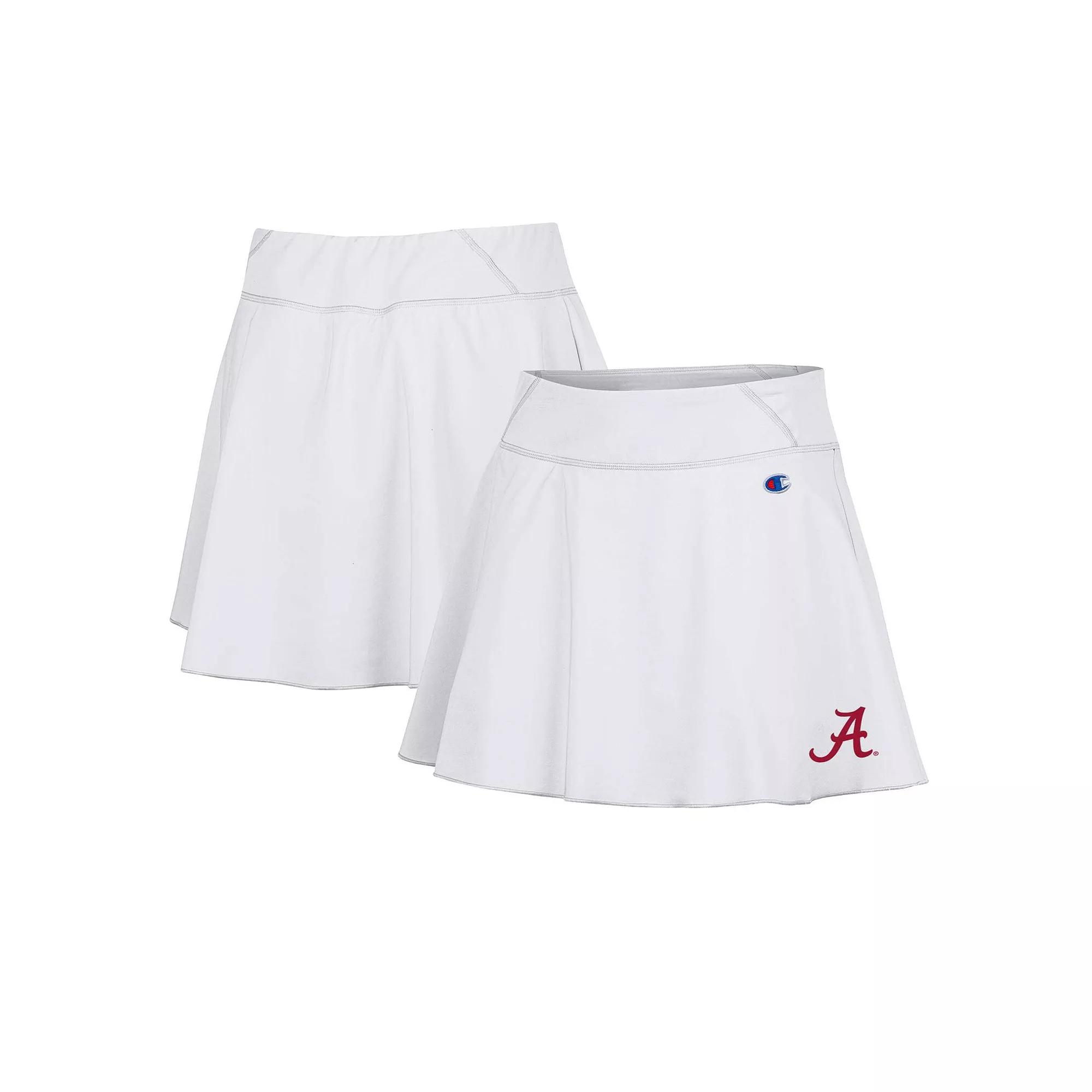 Women's Champion White Alabama Crimson Tide Tailgate Soft Touch Skort, Size: 2XL Product Image