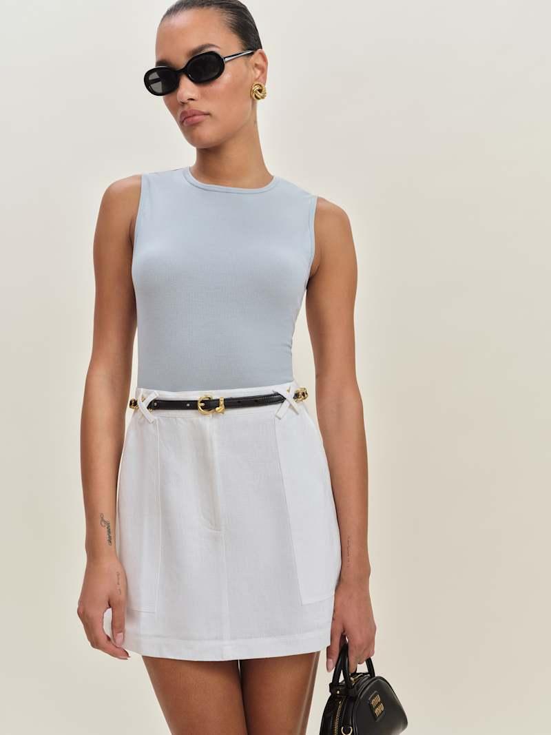 Etta Linen Skirt Product Image