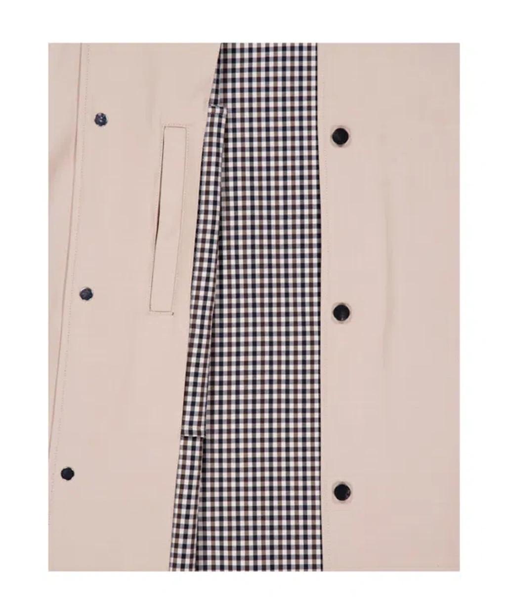 GIVENCHY Mens Beige Relaxed-fit Brand-patch Cotton-poplin Jacket Xl In Pink Product Image