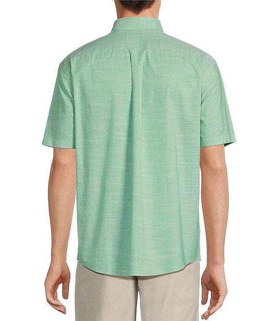 Gold Label Roundtree & Yorke Big & Tall Full-Fit Non-Iron Button Down Collar Short Sleeve Sport Shirt Product Image