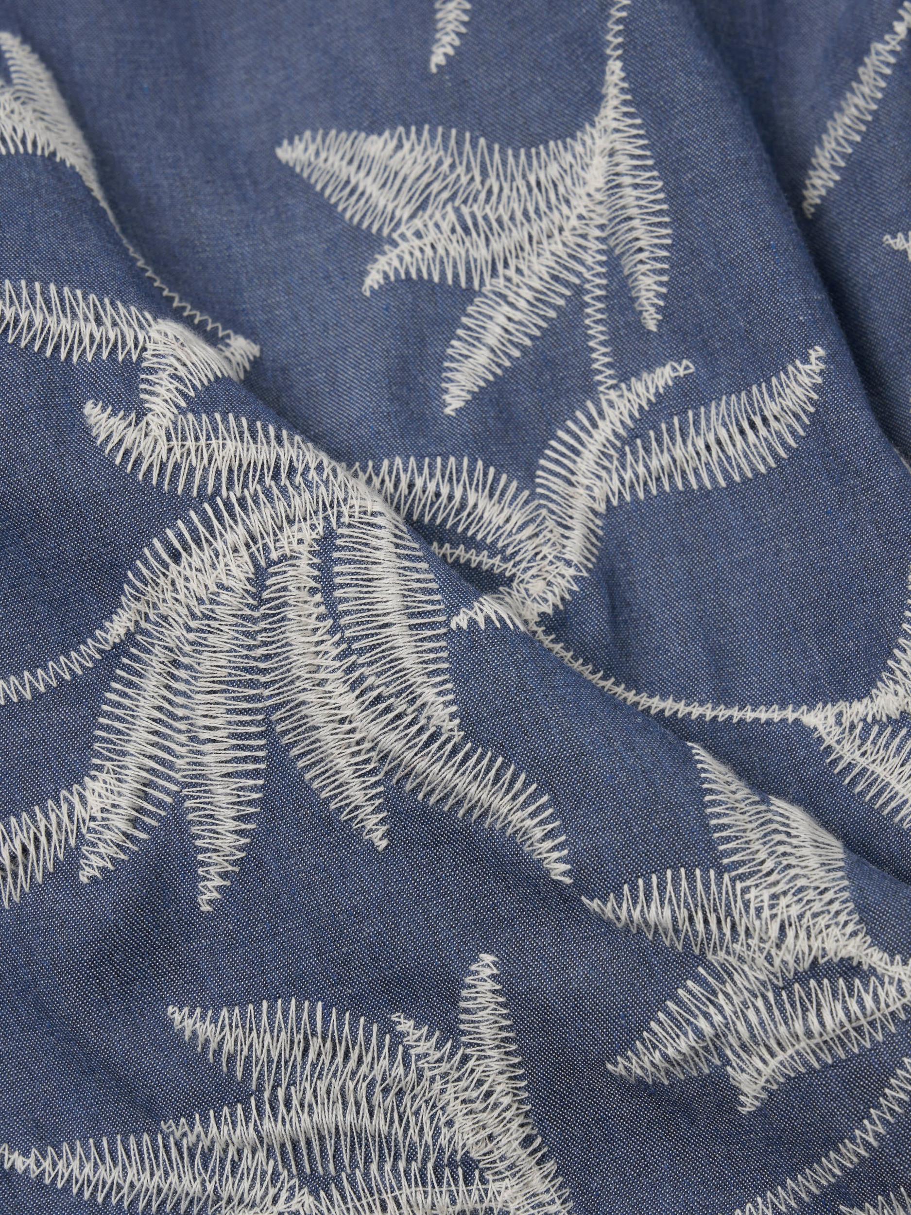 Indigo Summer Jungle Cotton Road Shirt Product Image