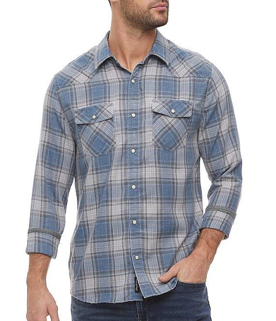 Flag and Anthem Harker Long Sleeve Plaid Woven Shirt Product Image