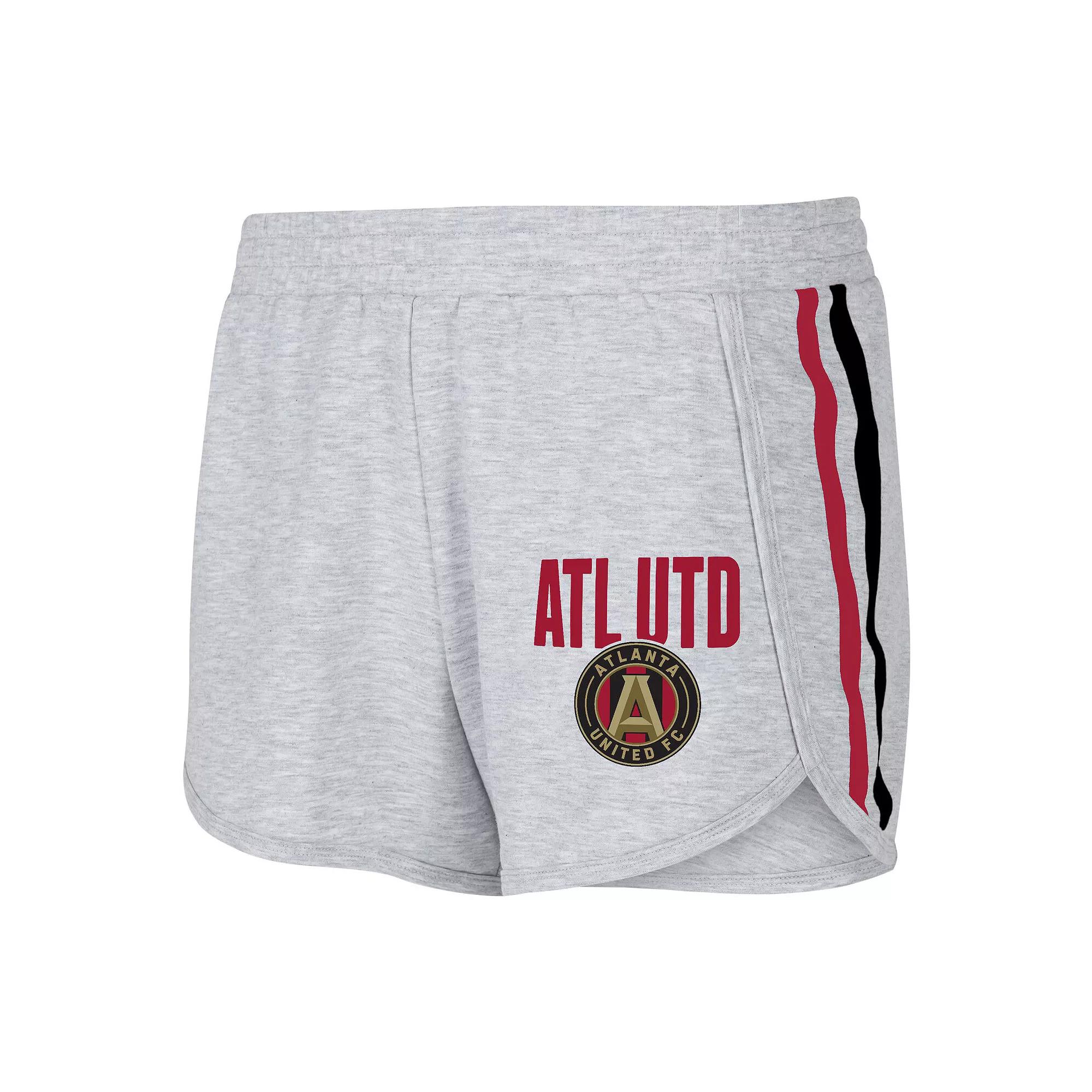 Women's Concepts Sport Gray Atlanta United FC Cedar Tri-Blend Shorts,  Product Image