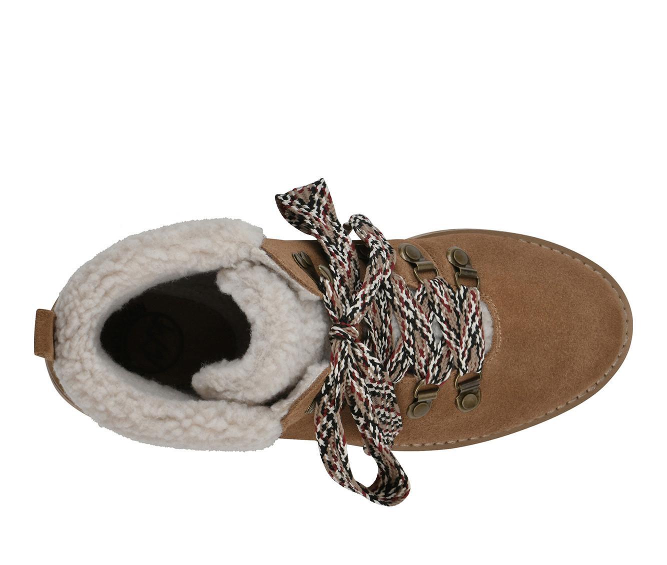 Women's White Mountain Gloving Lace Up Winter Booties Product Image