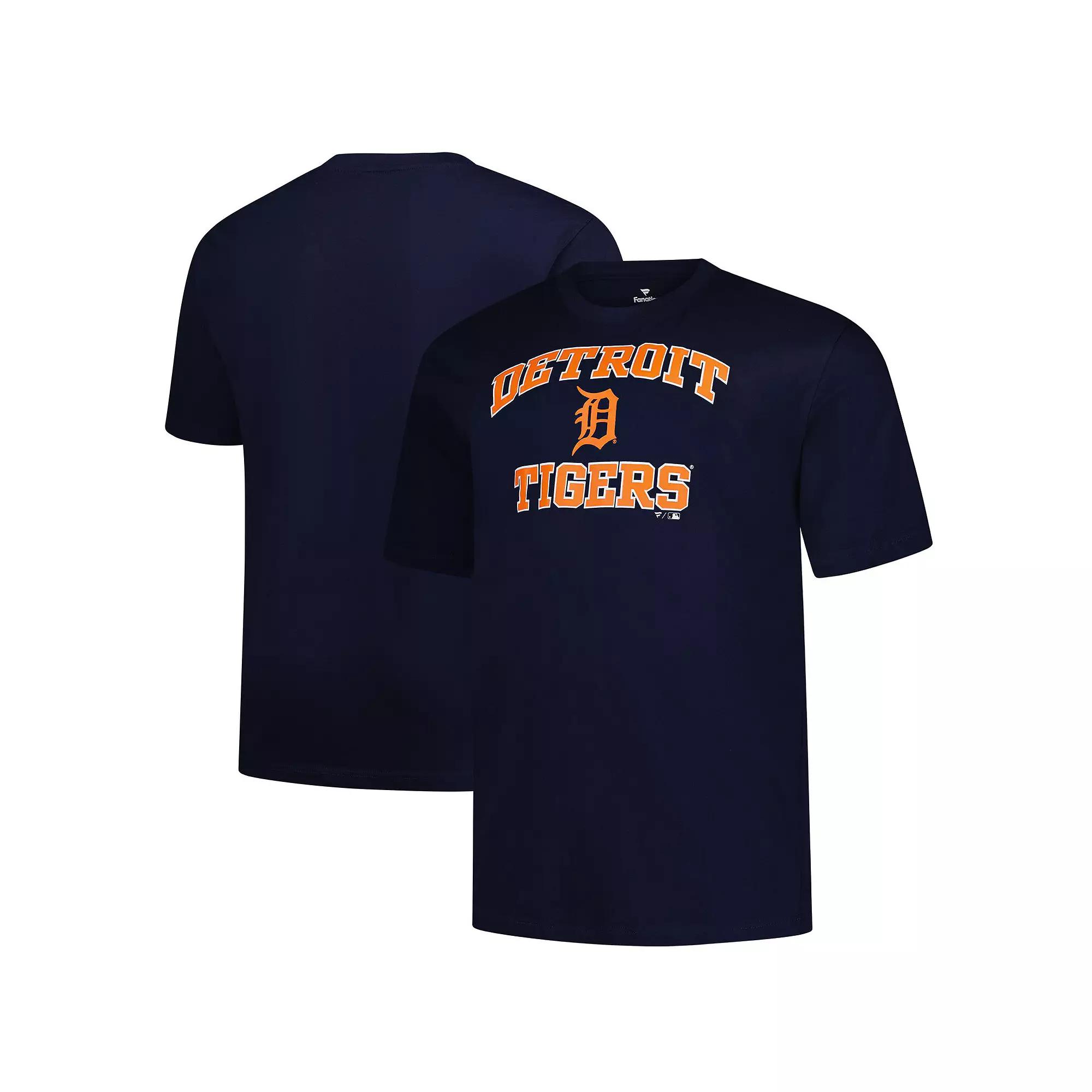 Men's Profile Navy Detroit Tigers Big & Tall Heart & Soul T-Shirt,  Product Image
