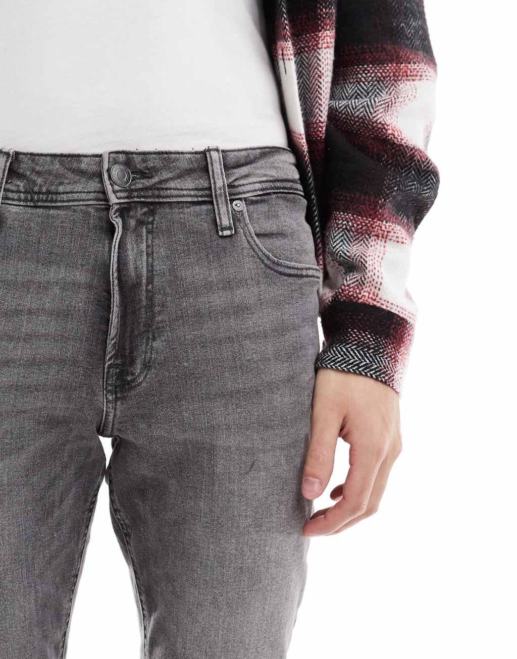 Jack & Jones Glenn slim tapered in gray wash Product Image
