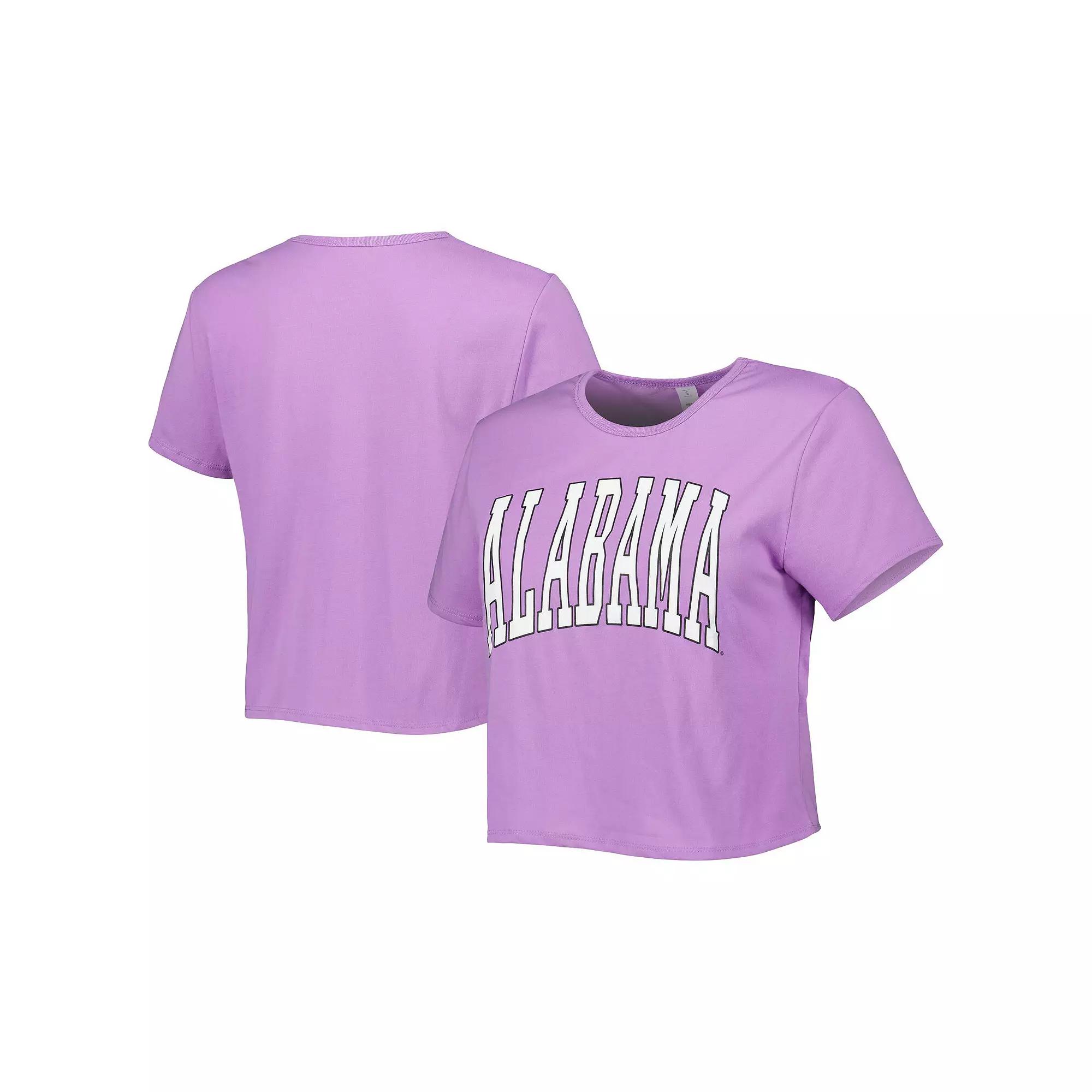 Women's ZooZatz Purple Alabama Crimson Tide Core Fashion Cropped T-Shirt, Size: Small Product Image