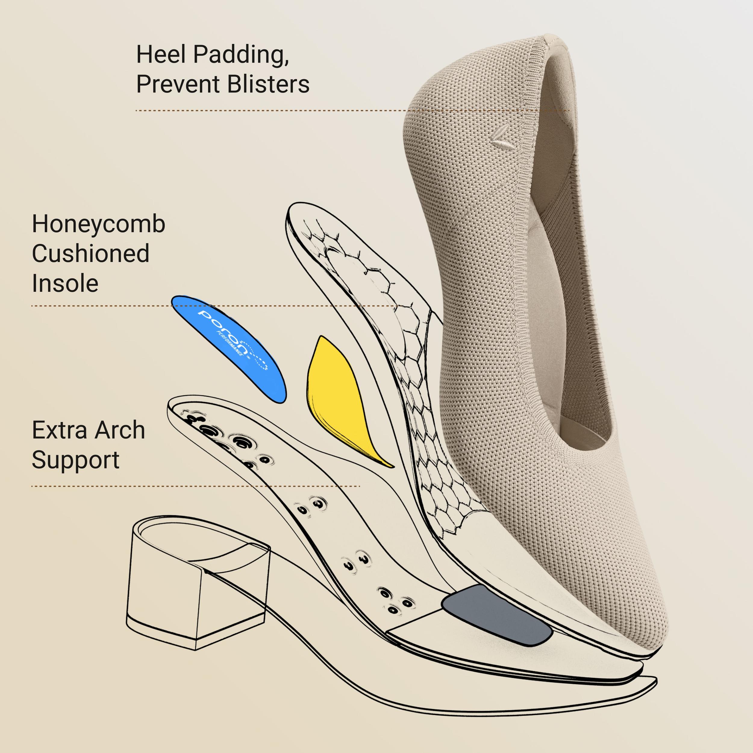 Pointed-Toe Stress FREE Chunky Heels (Georgia) Product Image