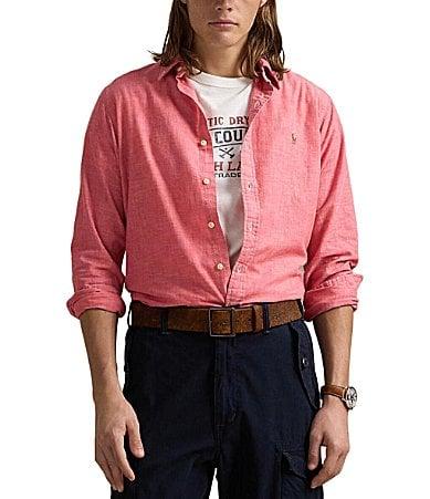 Mens Chambray Sport Shirt Product Image