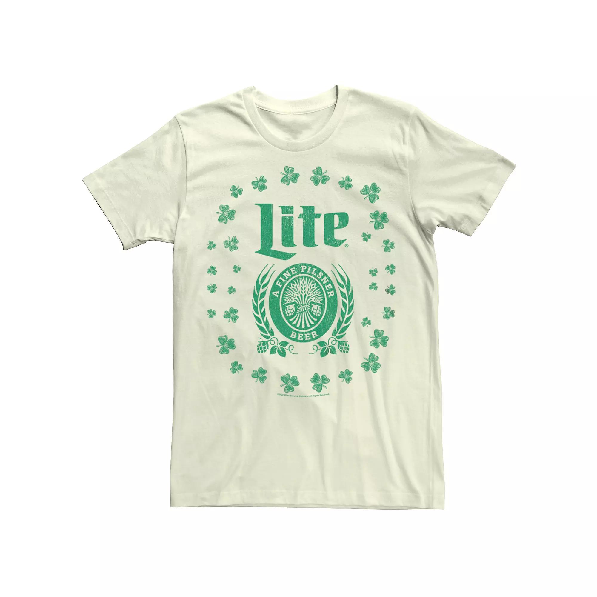 Men's Miller Lite Shamrock Crest Tee,  Product Image