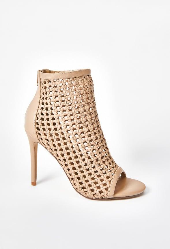 JustFab Margaux Platform Loafer Pump Womens Black/ White Size 8.5 Product Image