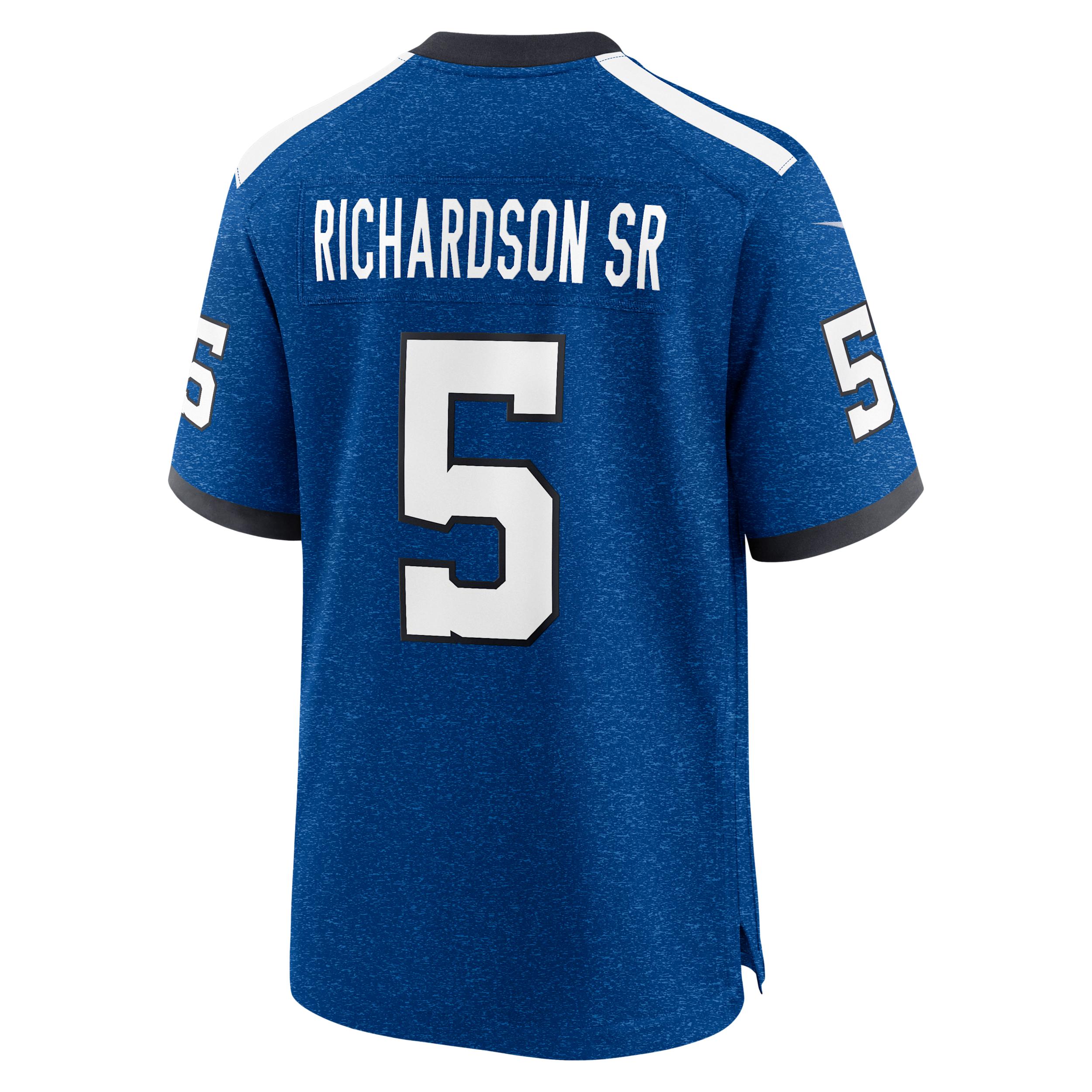 Anthony Richardson Sr. Indianapolis Colts Nike Mens NFL Game Jersey | 67NM03J798F-X21 Product Image