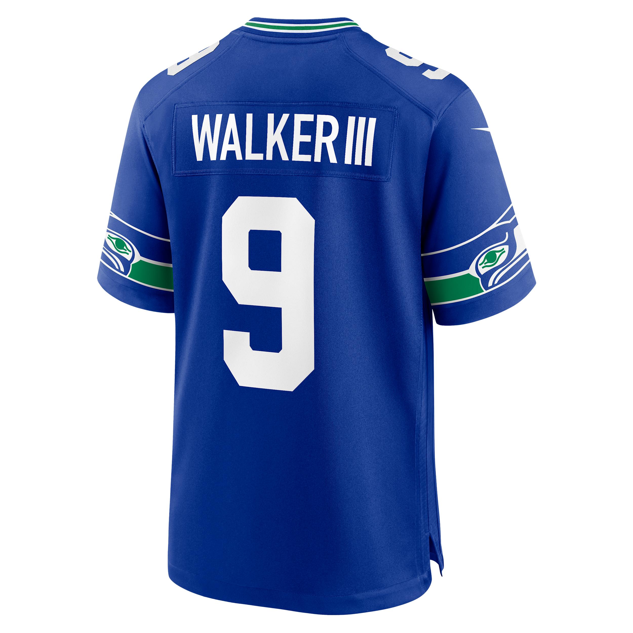 Kenneth Walker III Seattle Seahawks 50th Anniversary Nike Mens NFL Game Jersey | 67NM03LD78F-696 Product Image