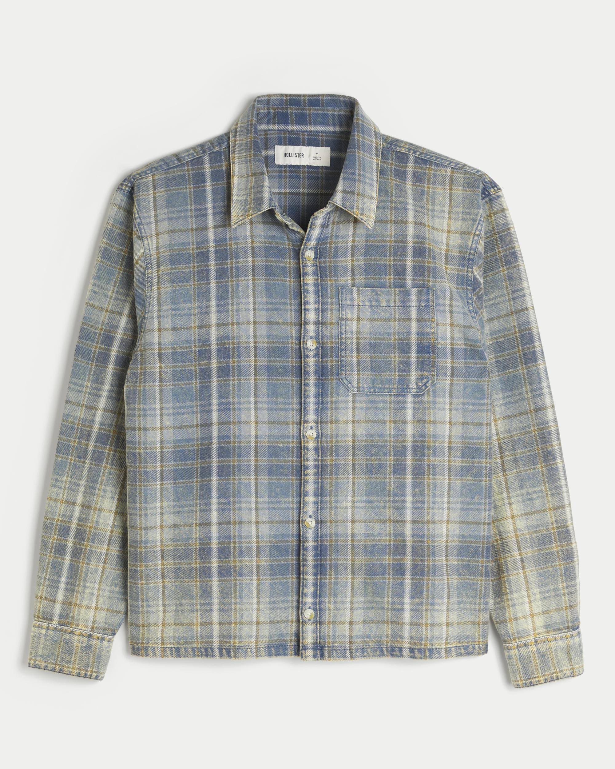 Long-Sleeve Flannel Shirt Product Image