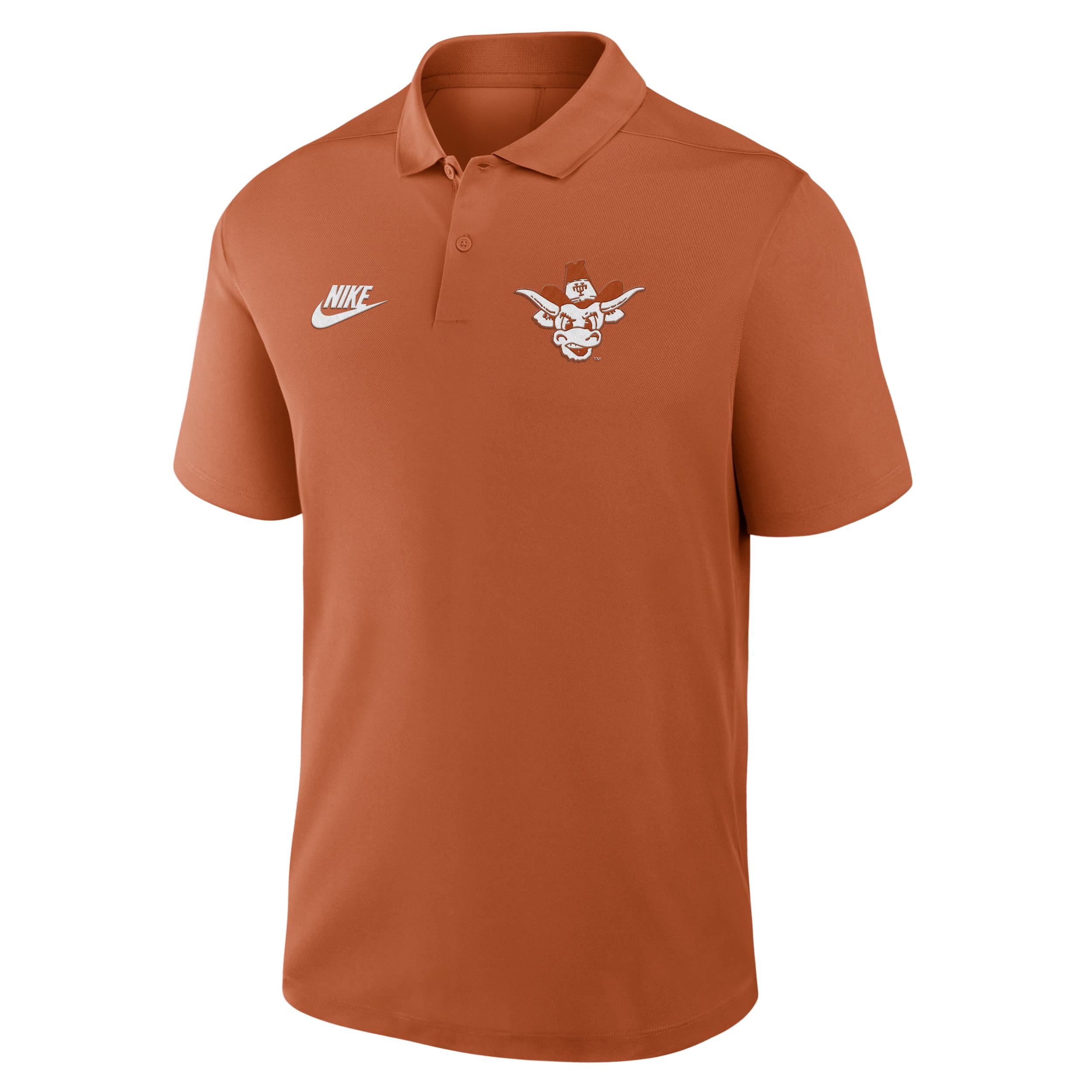 Texas Longhorns Primetime Victory Legacy Vault Logo Nike Mens Dri-FIT College Polo | 35881FTXV-J2A Product Image