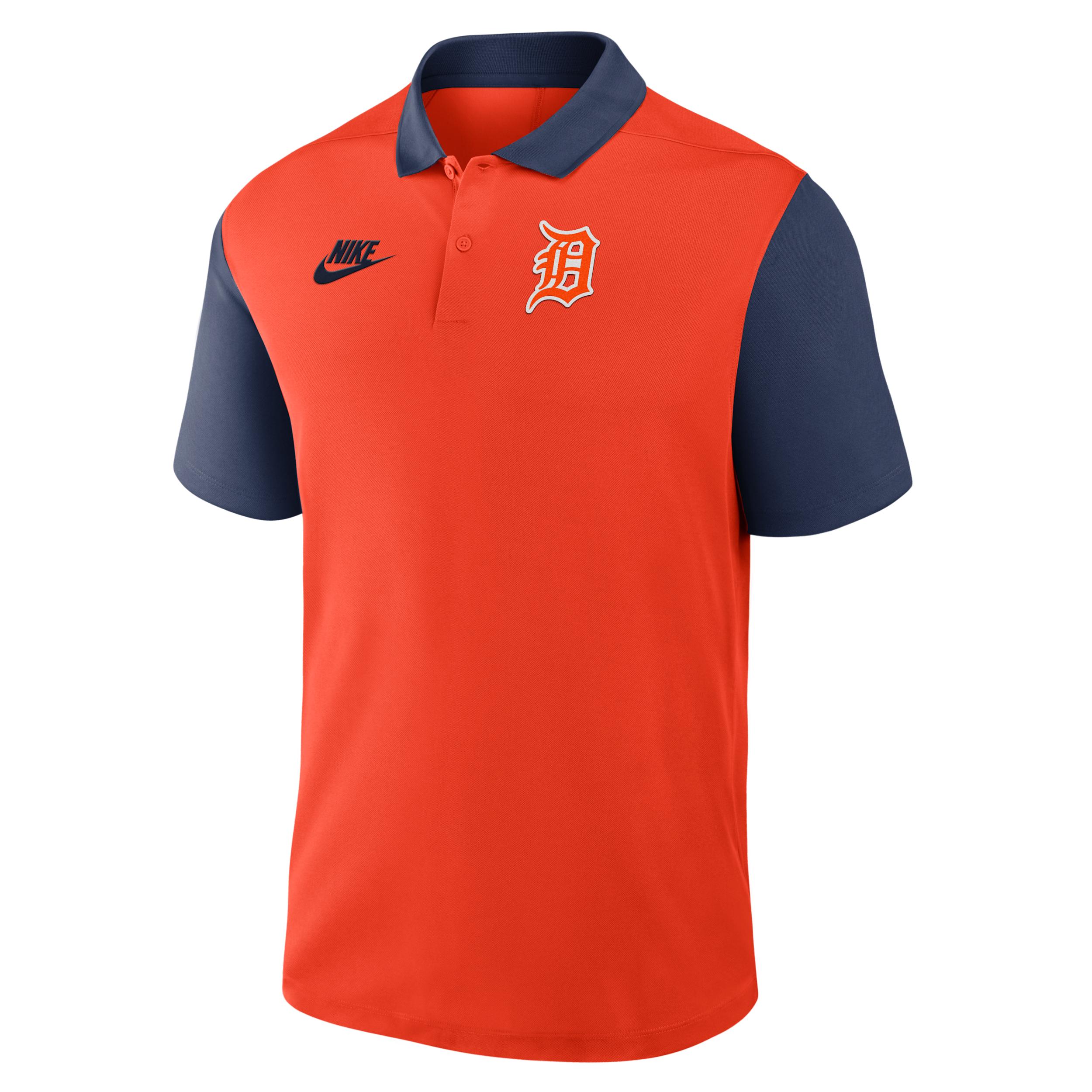 Detroit Tigers Cooperstown Victory Nike Mens Dri-FIT MLB Polo | 0458032ND61-DDZ Product Image