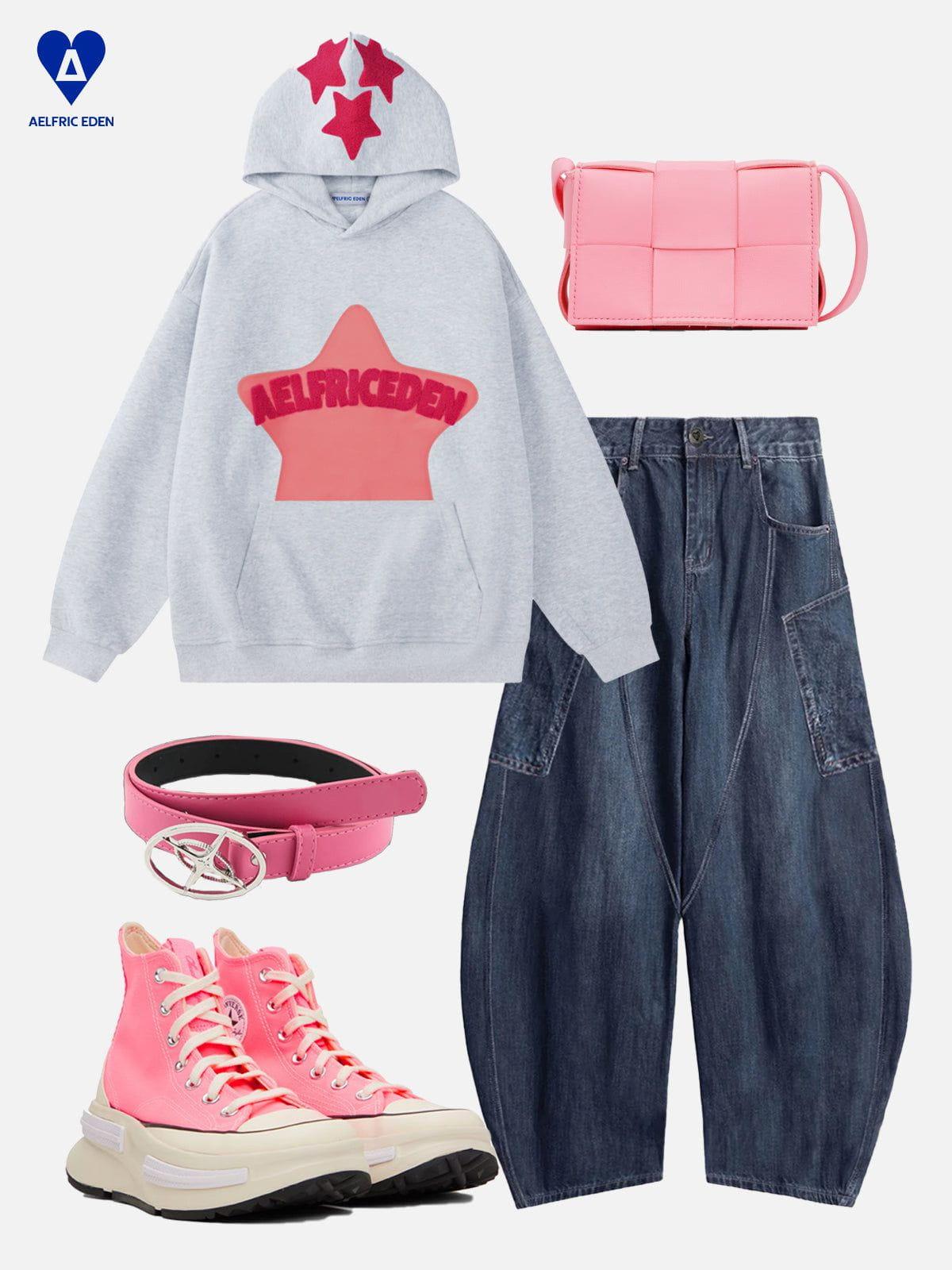 Aelfric Eden Vintage Embroidery Eden Star V303 Hoodie Product Image