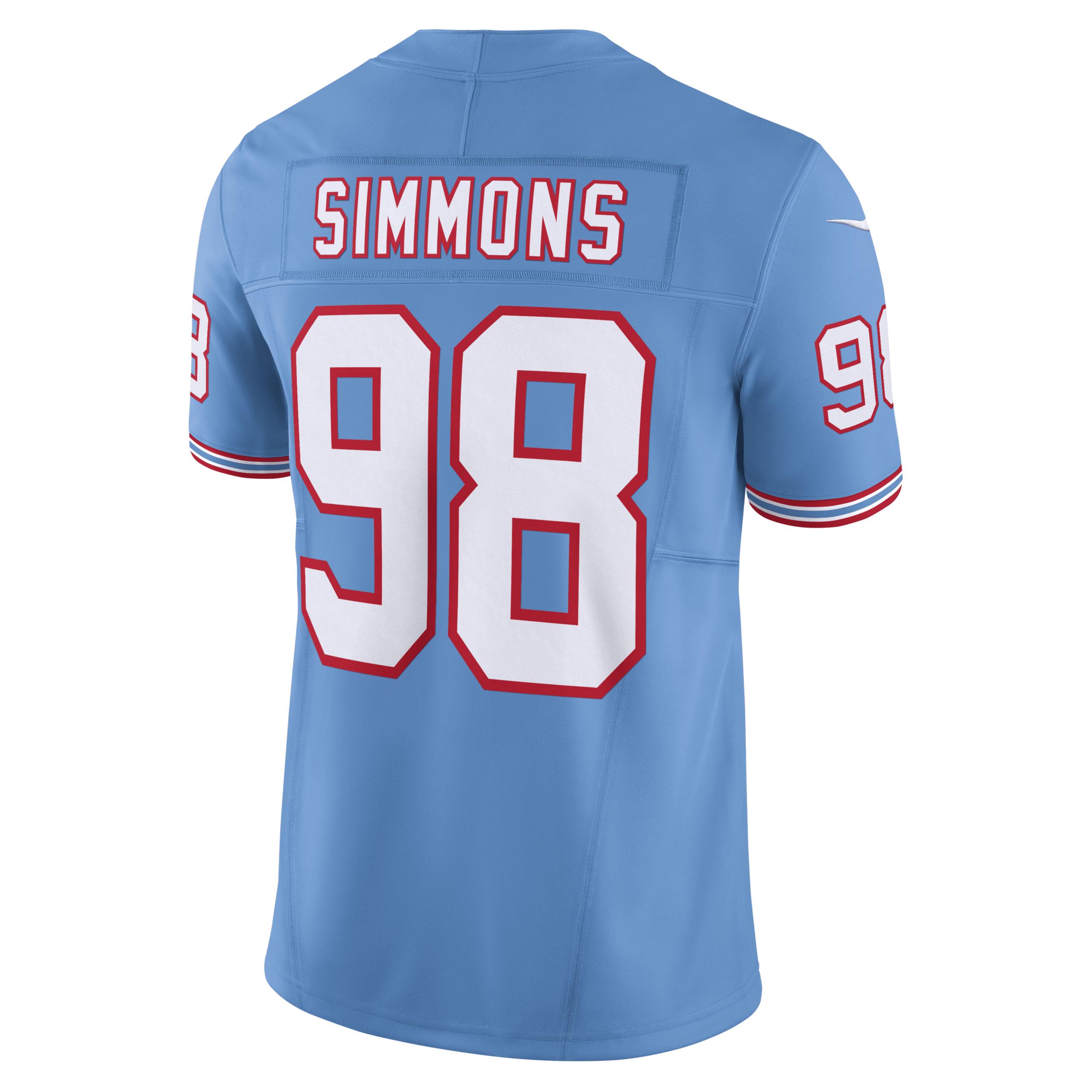 Jeffery Simmons Tennessee Titans Nike Mens Dri-FIT NFL Limited Football Jersey | 31NM00SX8FF-XZ0 Product Image