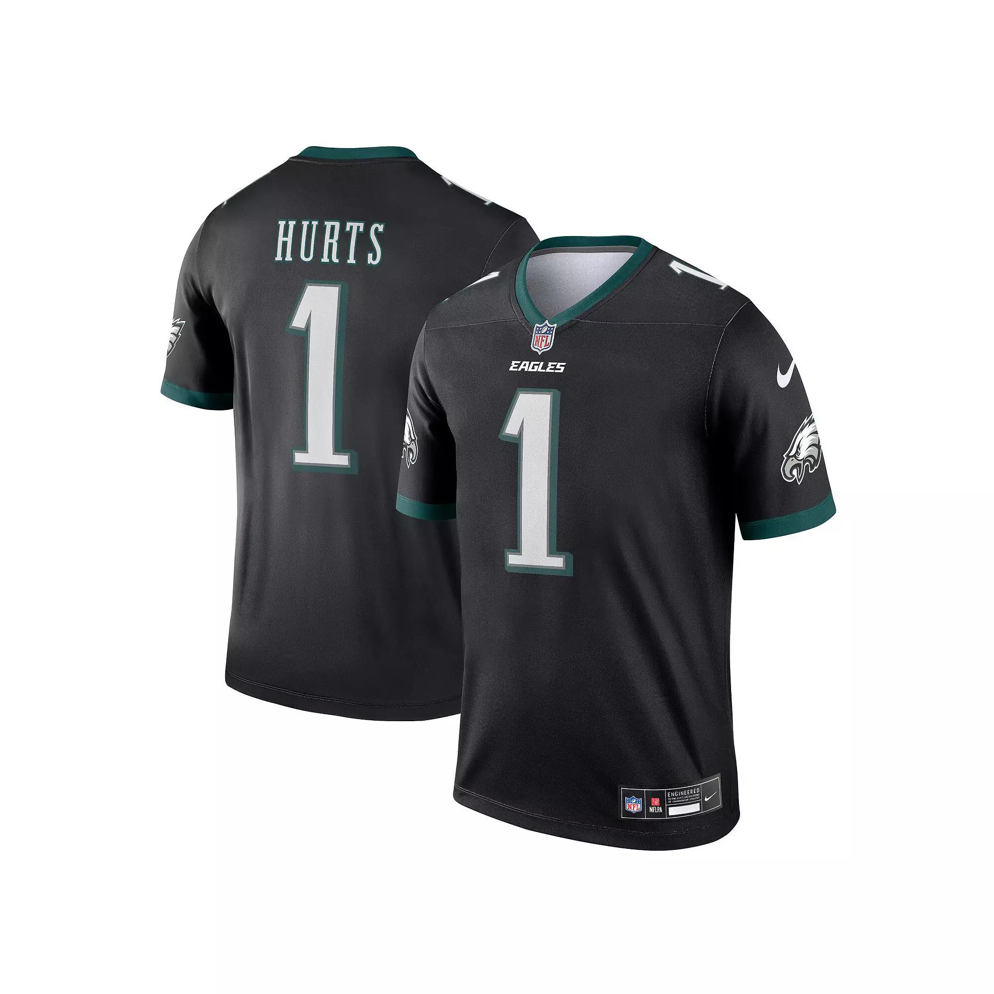 Men's Nike Jalen Hurts Black Philadelphia Eagles Legend Jersey,  Product Image
