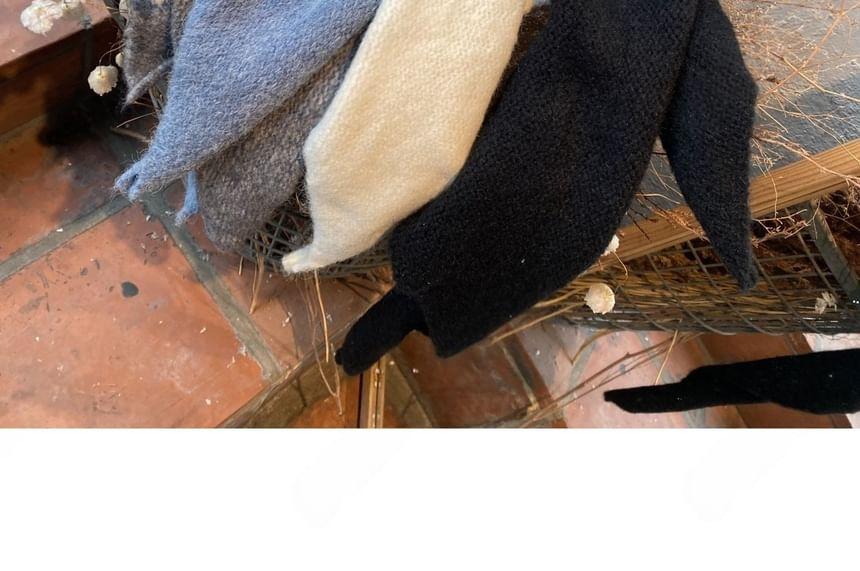 Plain Knit Bandana Product Image