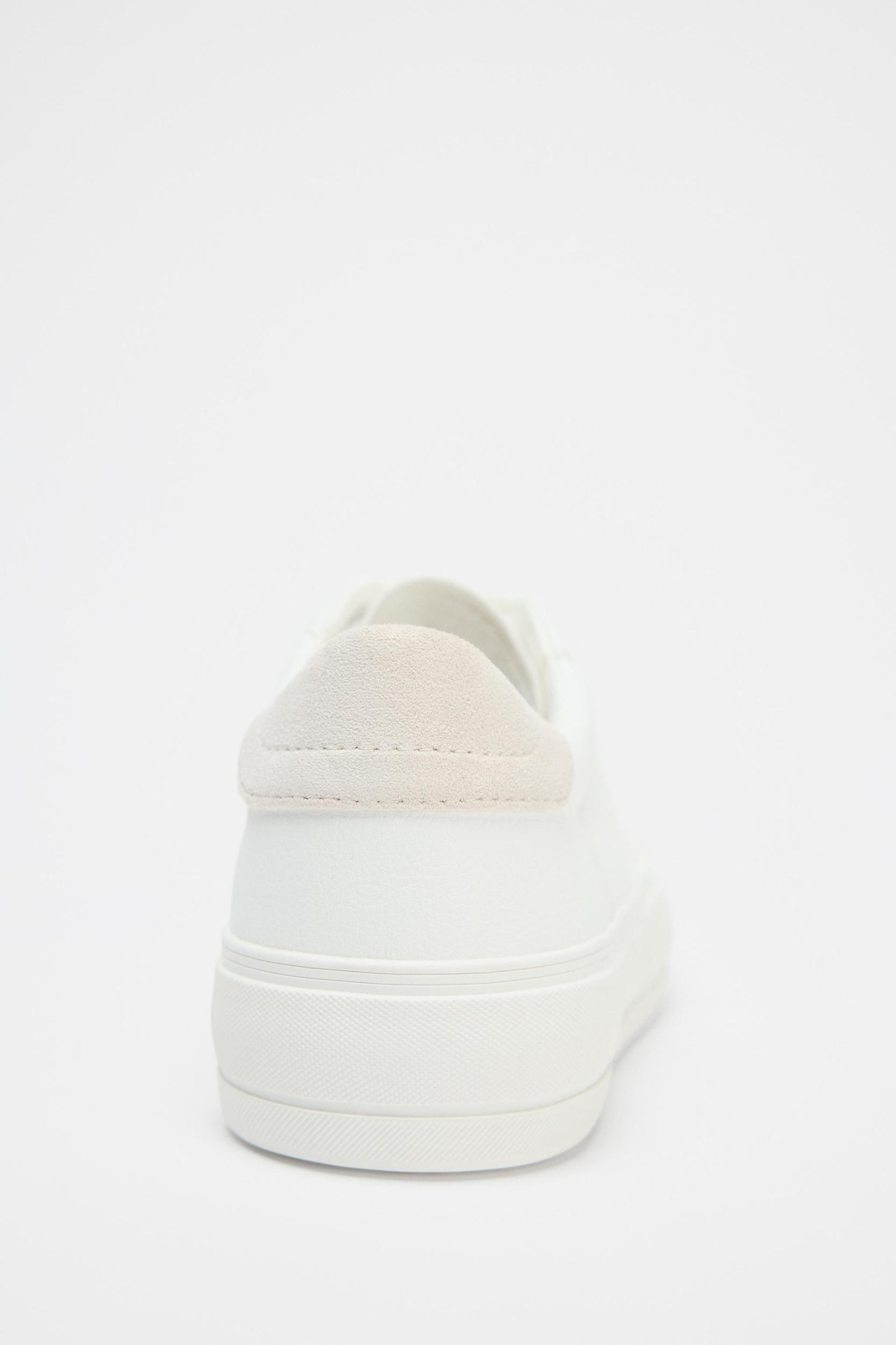 TOPSTITCHING DETAIL SNEAKERS Product Image