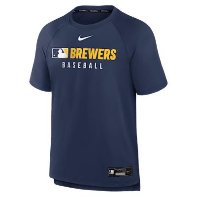 Milwaukee Brewers Authentic Collection Pregame Nike Men's Dri-FIT MLB T-Shirt Product Image