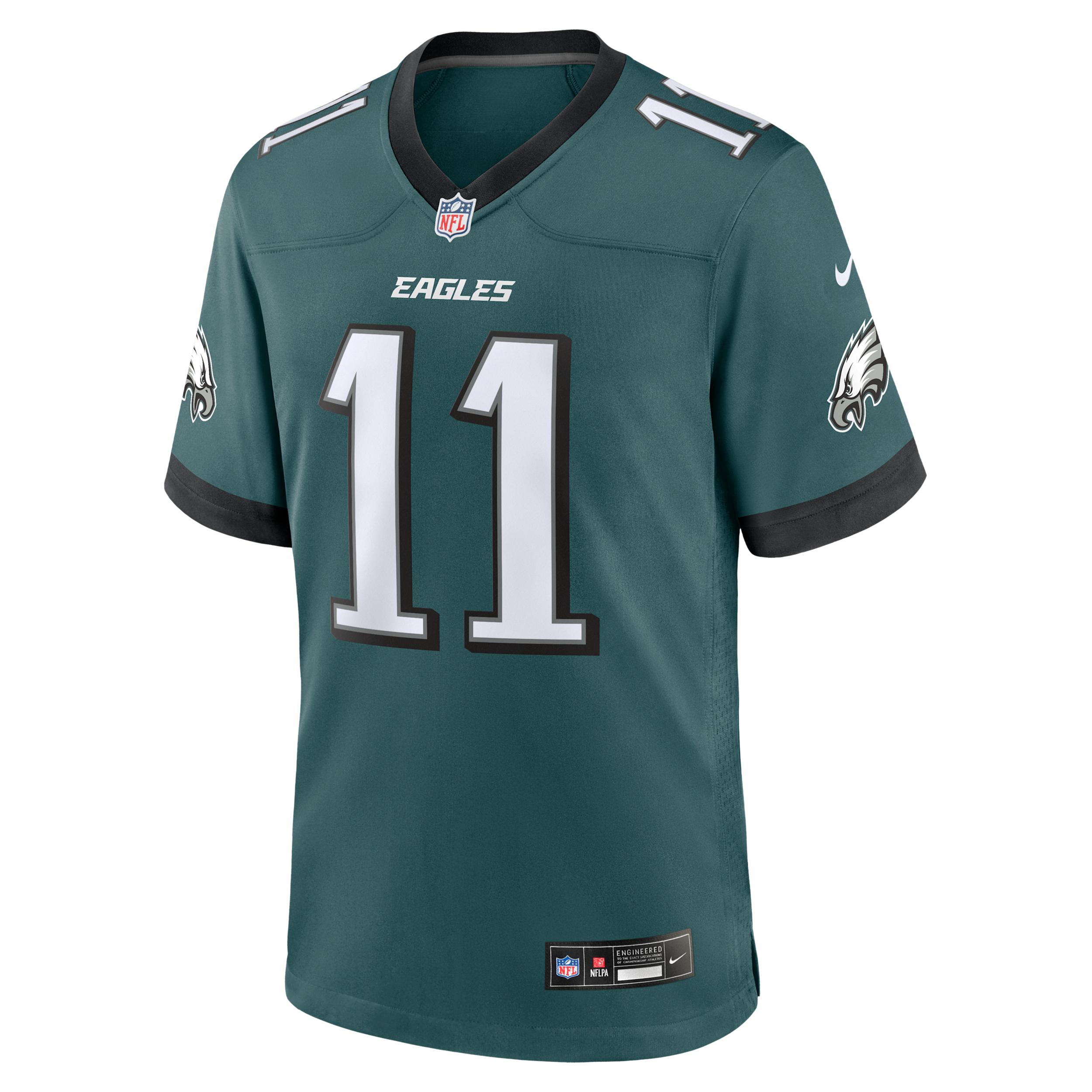 A.J. Brown Philadelphia Eagles Nike Mens NFL Game Jersey | 67NM0ABR86F-XZ0 Product Image