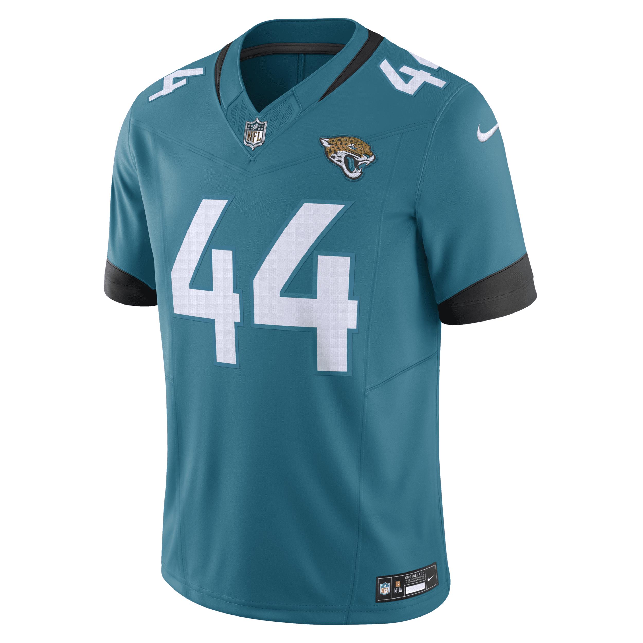Men's Nike Travon Walker Teal Jacksonville Jaguars Vapor F.U.S.E. Limited Jersey,  Product Image
