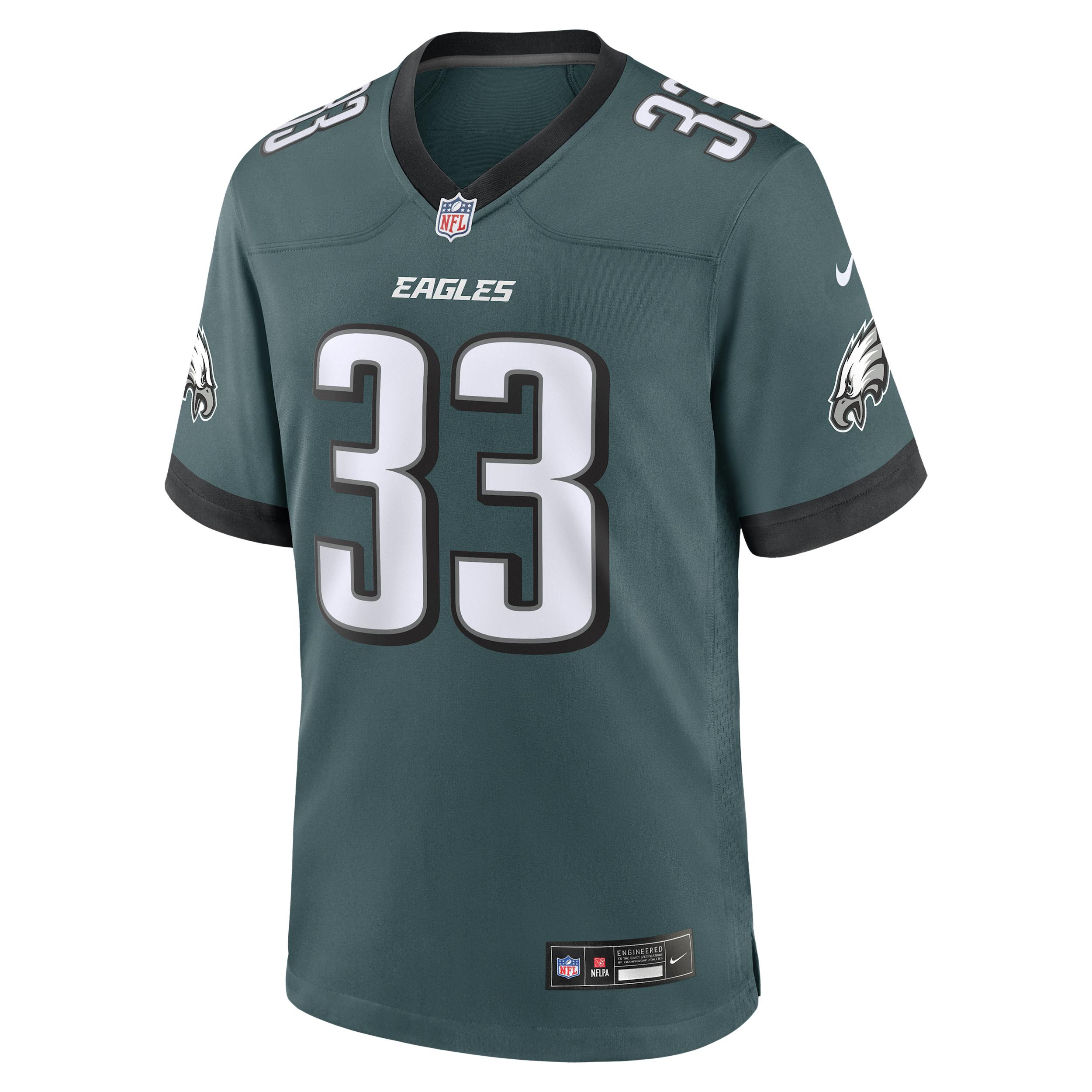 Cooper DeJean Philadelphia Eagles Nike Mens NFL Game Jersey | 67NM0ABR86F-XZB Product Image