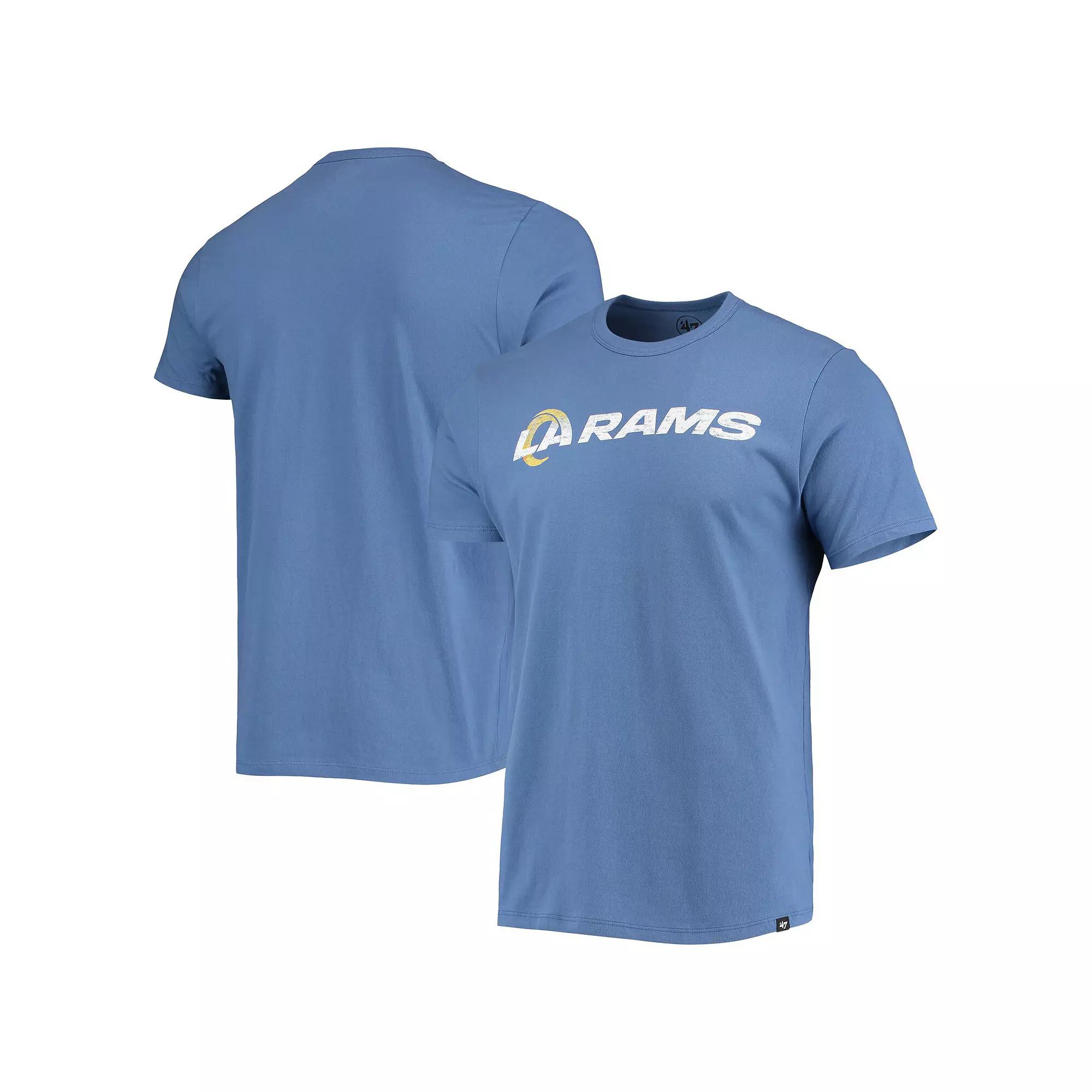 Men's '47 Royal Los Angeles Rams Replay Franklin T-Shirt, Size: Large, Blue Product Image