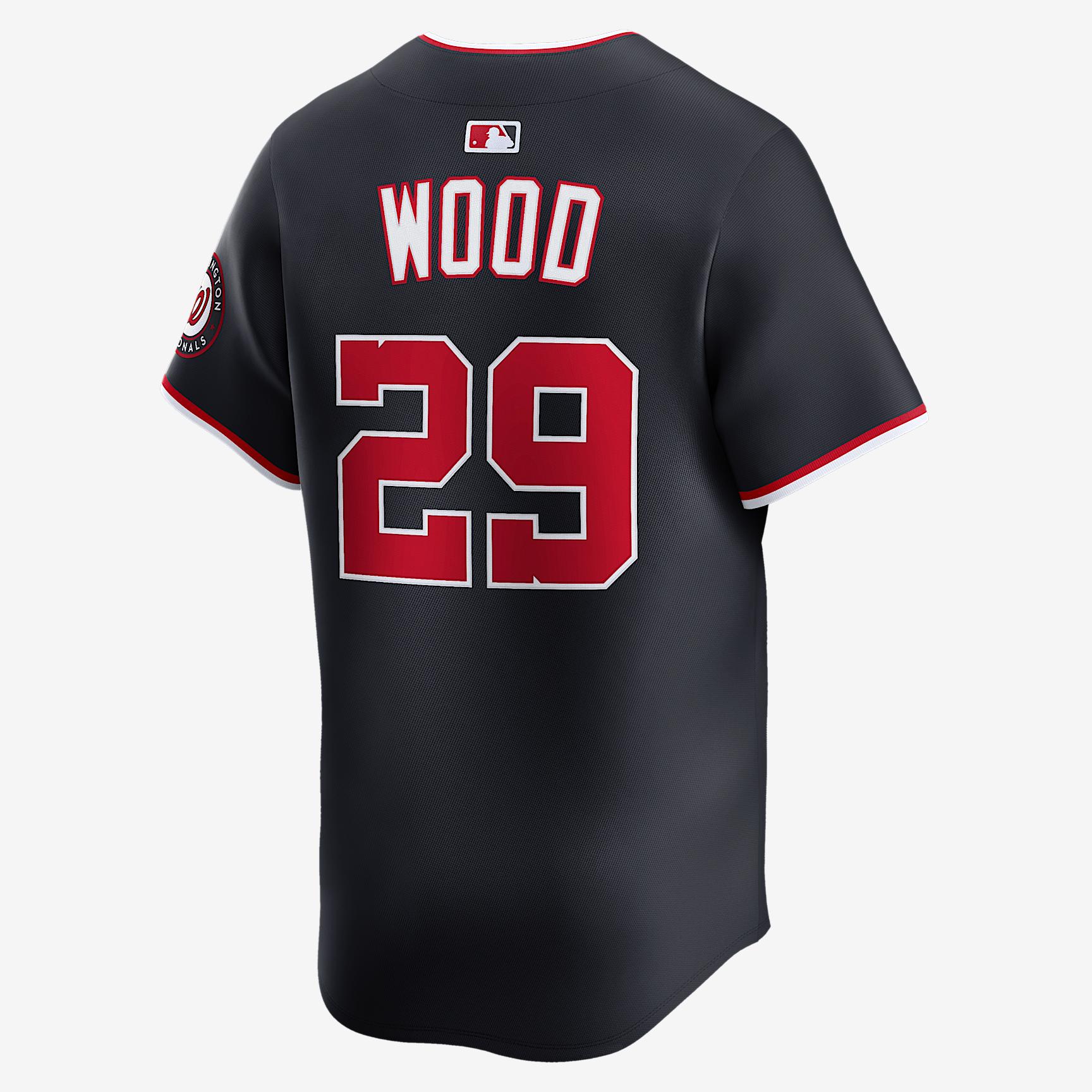 James Wood Washington Nationals Nike Mens Dri-FIT ADV MLB Limited Jersey | LM25WTA1WT9-49G Product Image