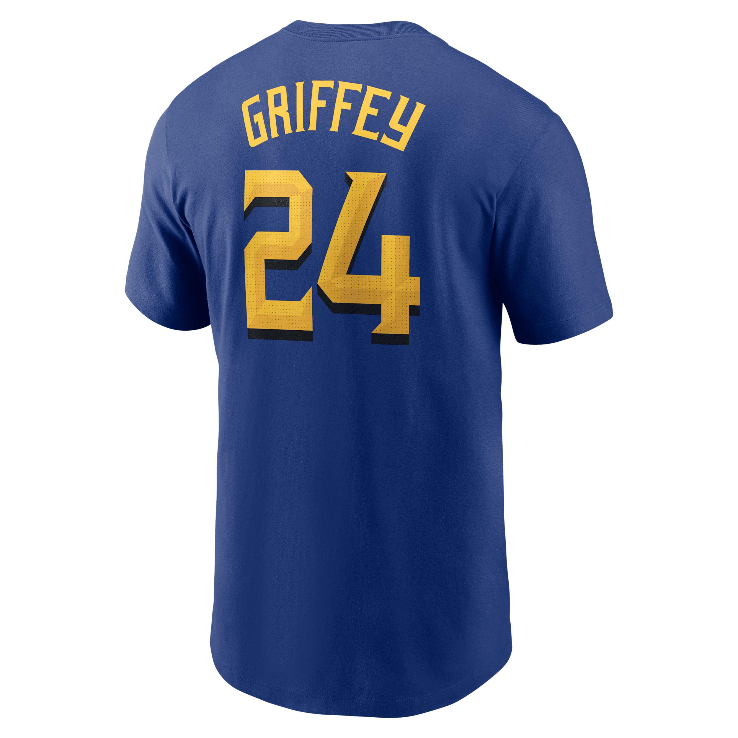 Mens Nike Ken Griffey Jr. Seattle Mariners 2025 City Connect Fuse Name & Number T-Shirt Blue Product Image