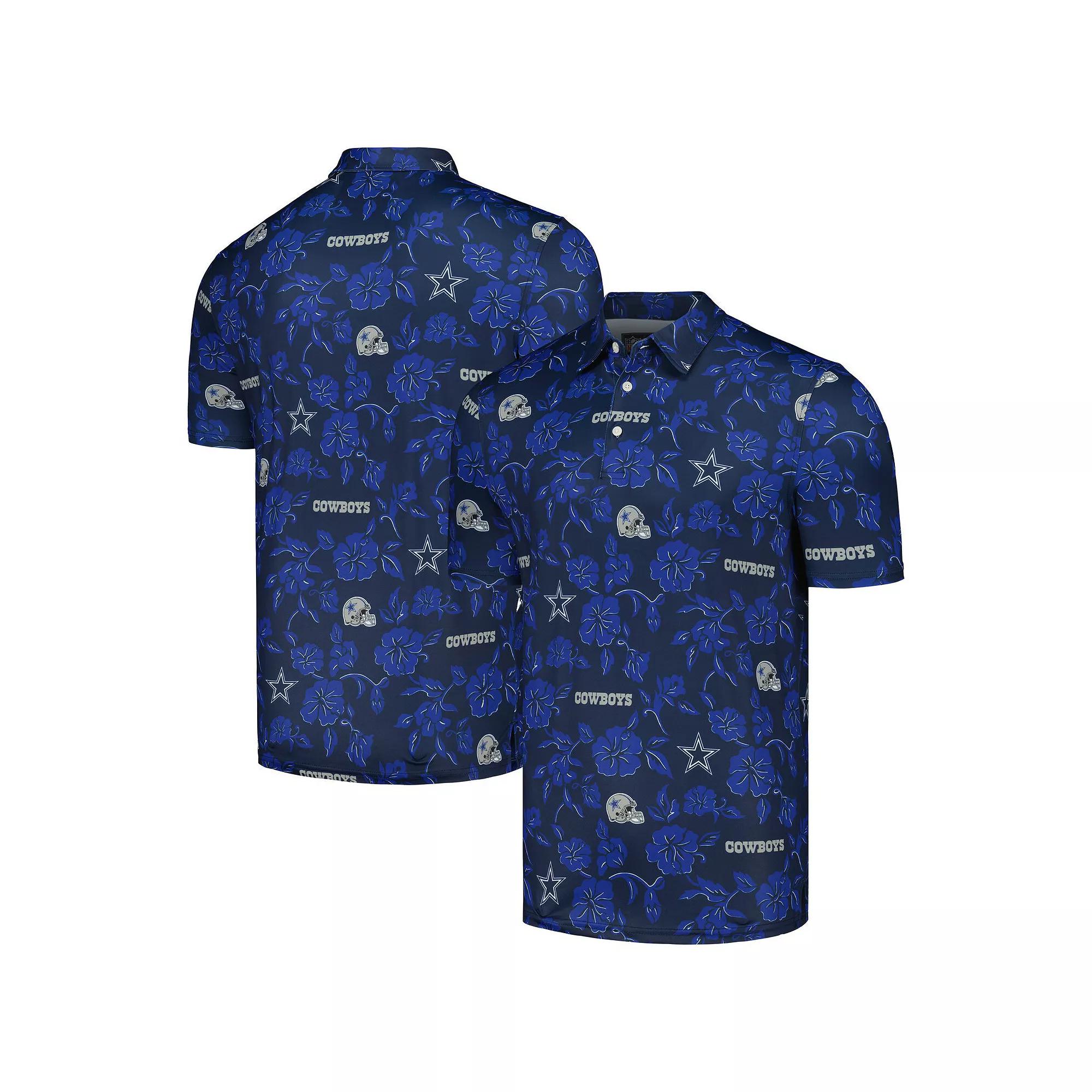 Men's Reyn Spooner Navy Dallas Cowboys Pua Performance Polo,  Product Image