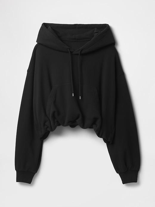 Heavyweight French Terry Crop Bubble Hoodie Product Image