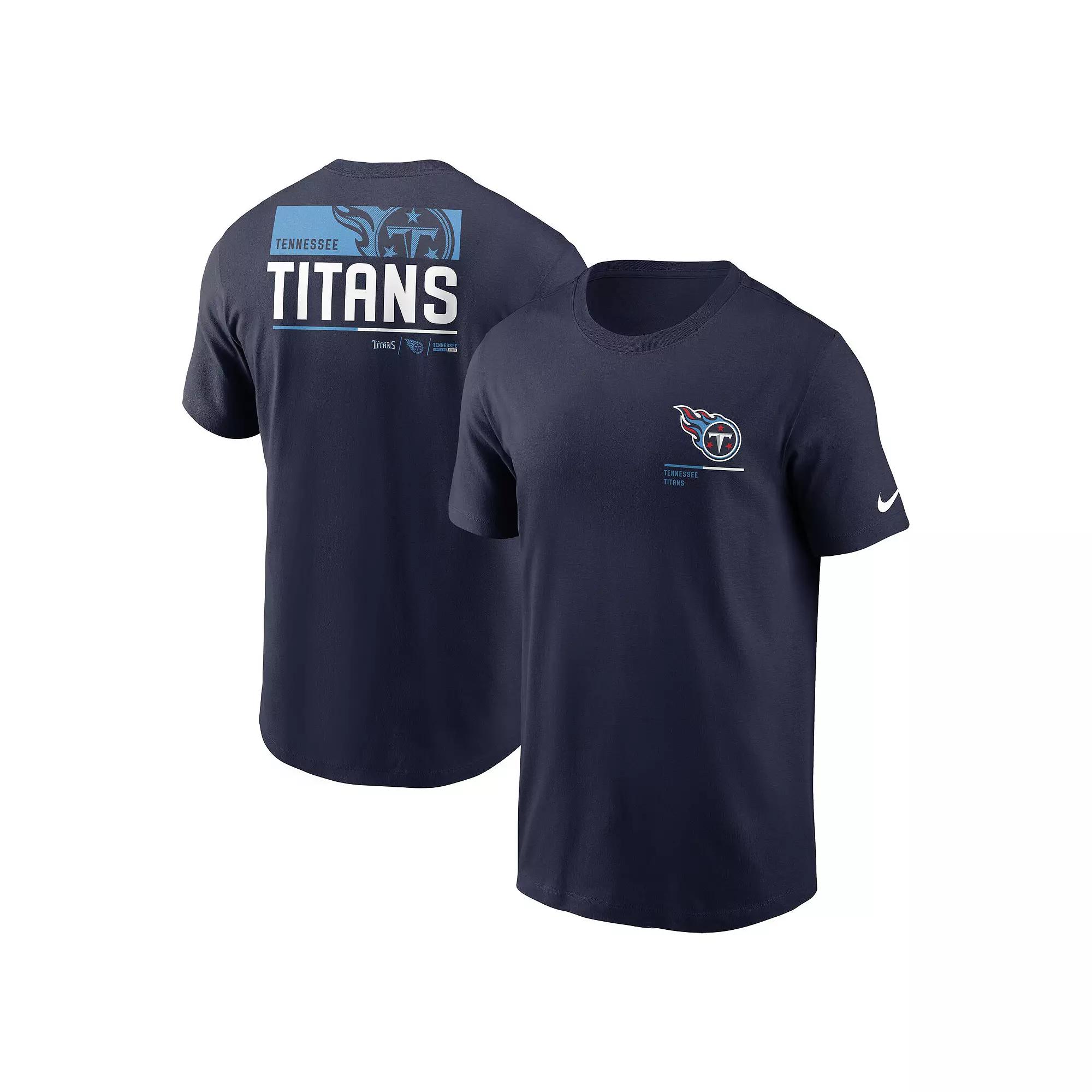 Men's Nike Navy Tennessee Titans Team Incline T-Shirt,  Product Image