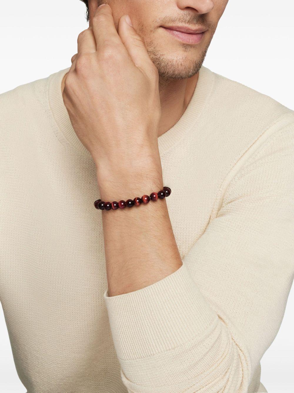 sterling silver Spiritual Beads bracelet (8mm) Product Image