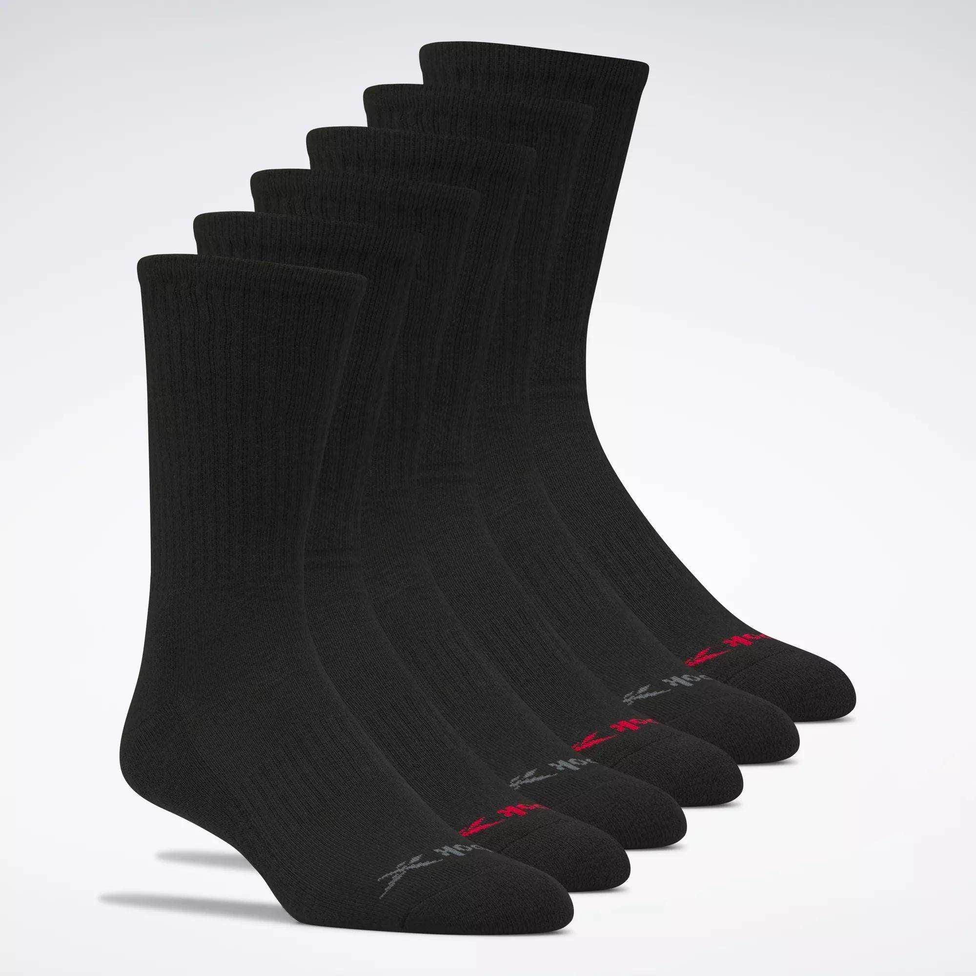 Men's Reebok Basic Crew Socks 6 Pairs Male Product Image