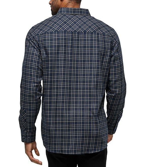 TravisMathew Cloud Flannel Plaid Long Sleeve Woven Shirt Product Image