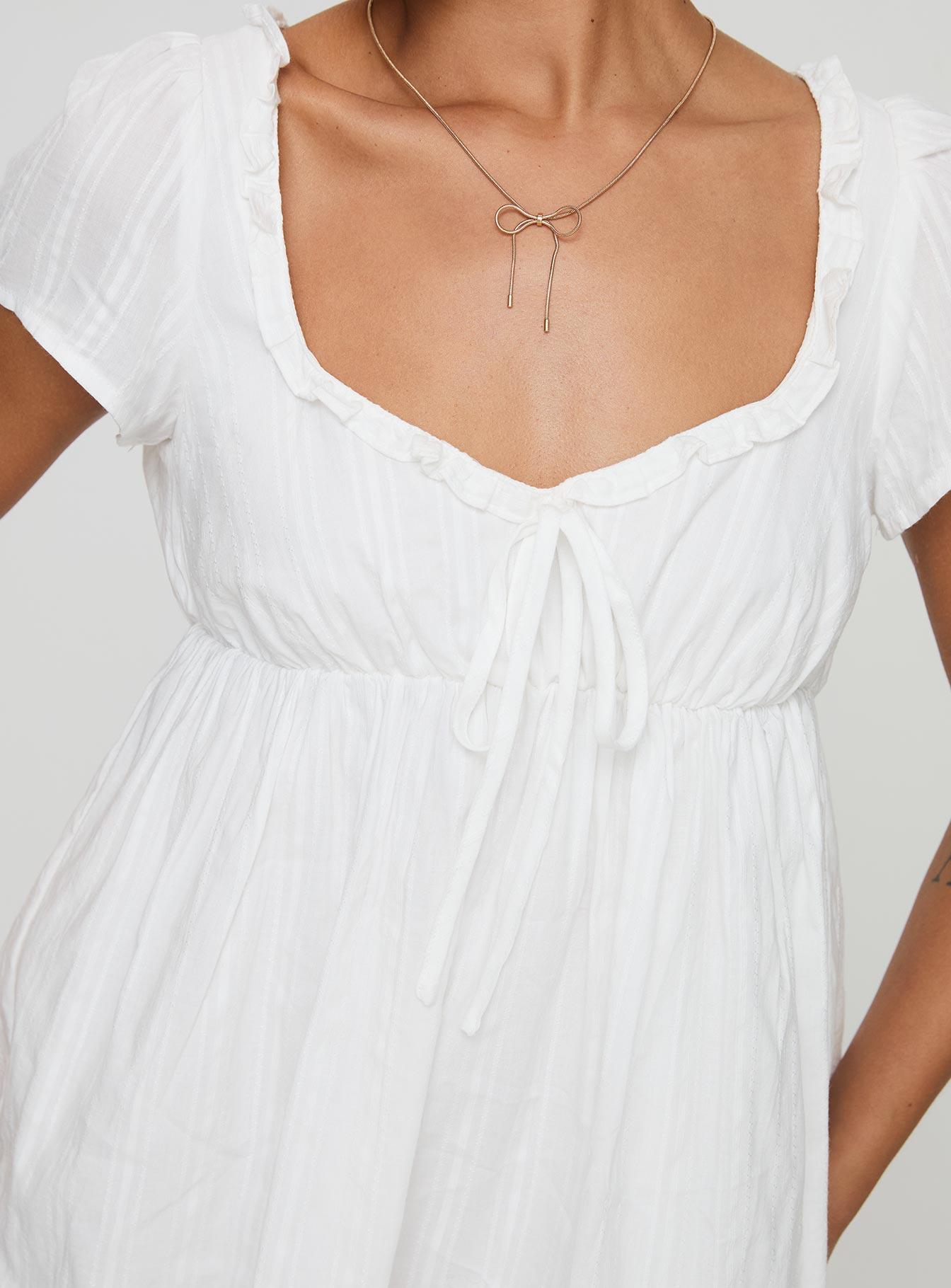 Monsterrat Mini Dress White Product Image