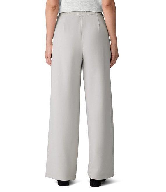 Eileen Fisher Ponte Wide Leg Full Length Trouser Product Image