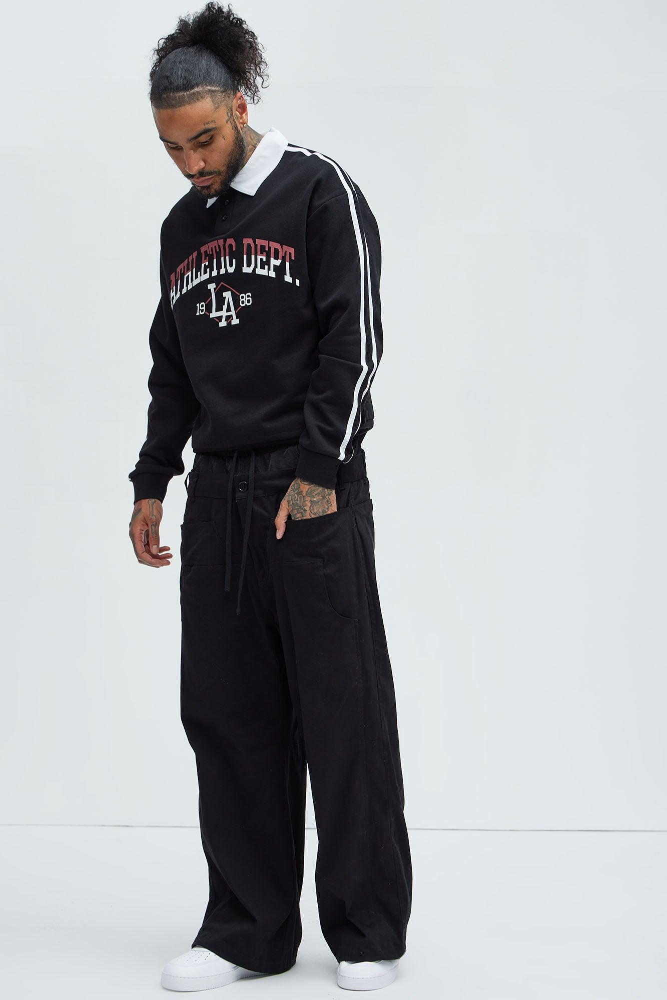 LA 1966 Athletic Dept. Collar Sweatshirt - Black Product Image