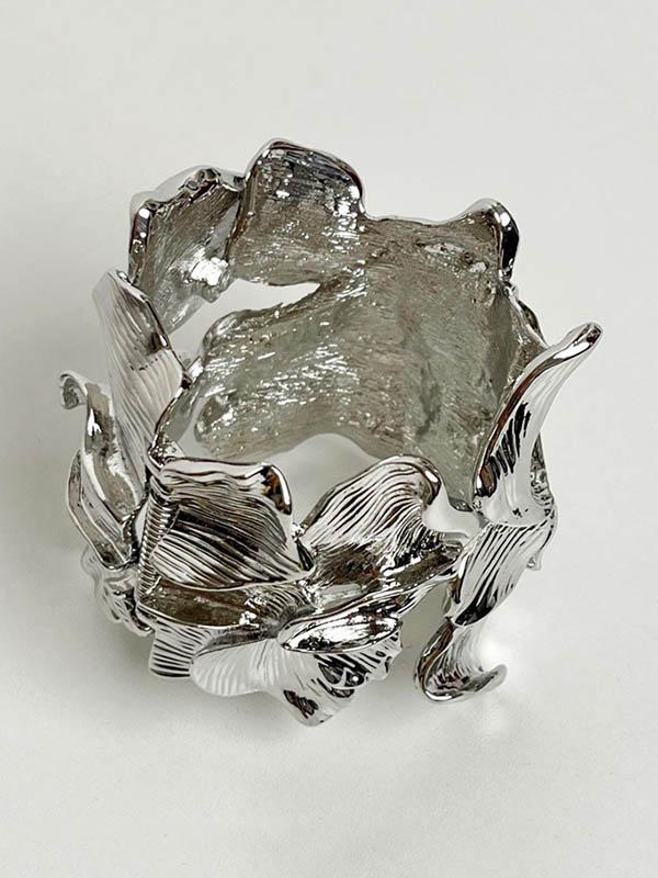 Geometric Pleated Solid Color Bracelet Accessories Product Image