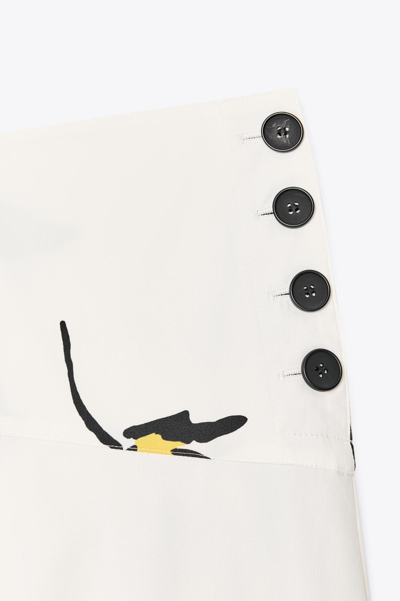 ZW COLLECTION PRINTED MIDI SKIRT Product Image