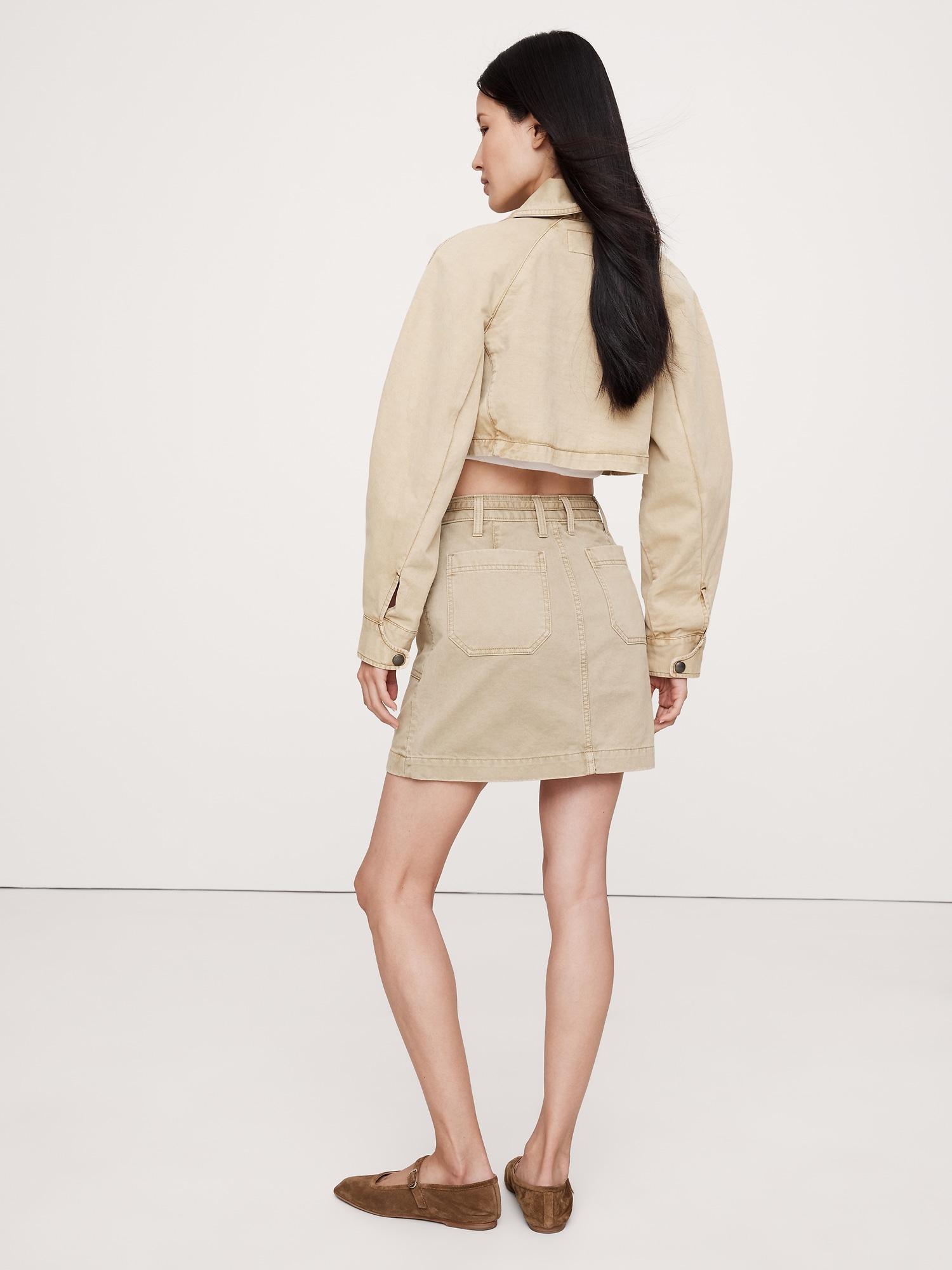 Canvas Mini Skirt Product Image